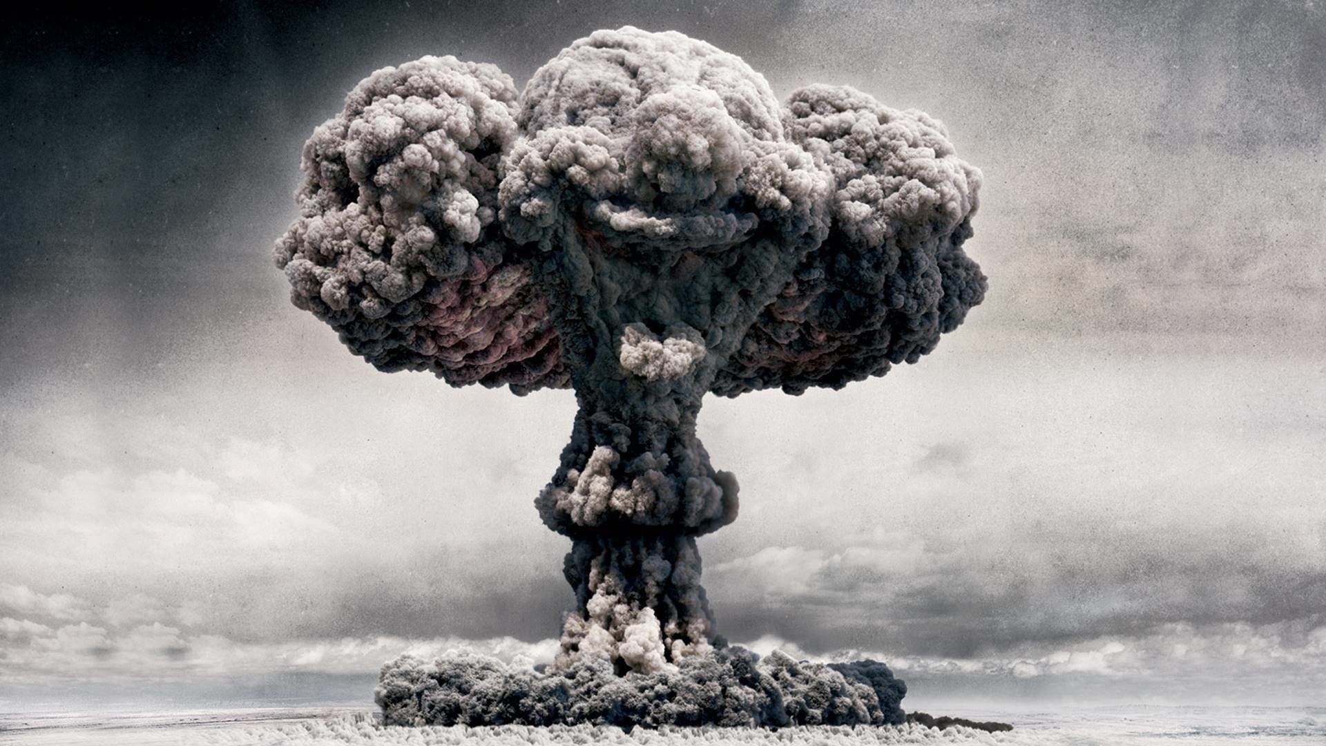 1920x1080 MilitÃ¤r - Explosion Nuclear Bomb Mushroom Cloud Clown Wallpaper