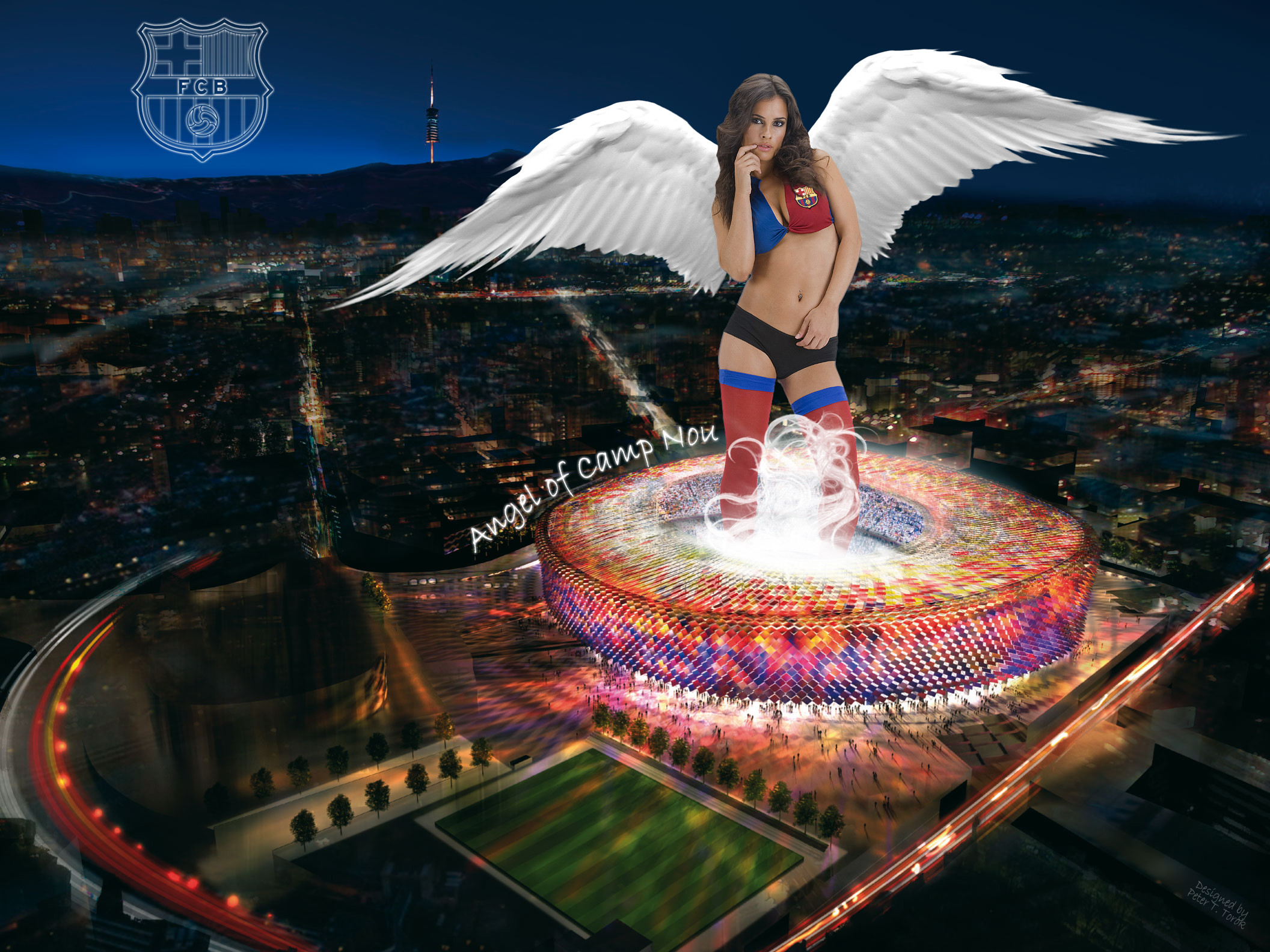 2112x1584 ... Angel of Camp Nou by Lord-Iluvatar
