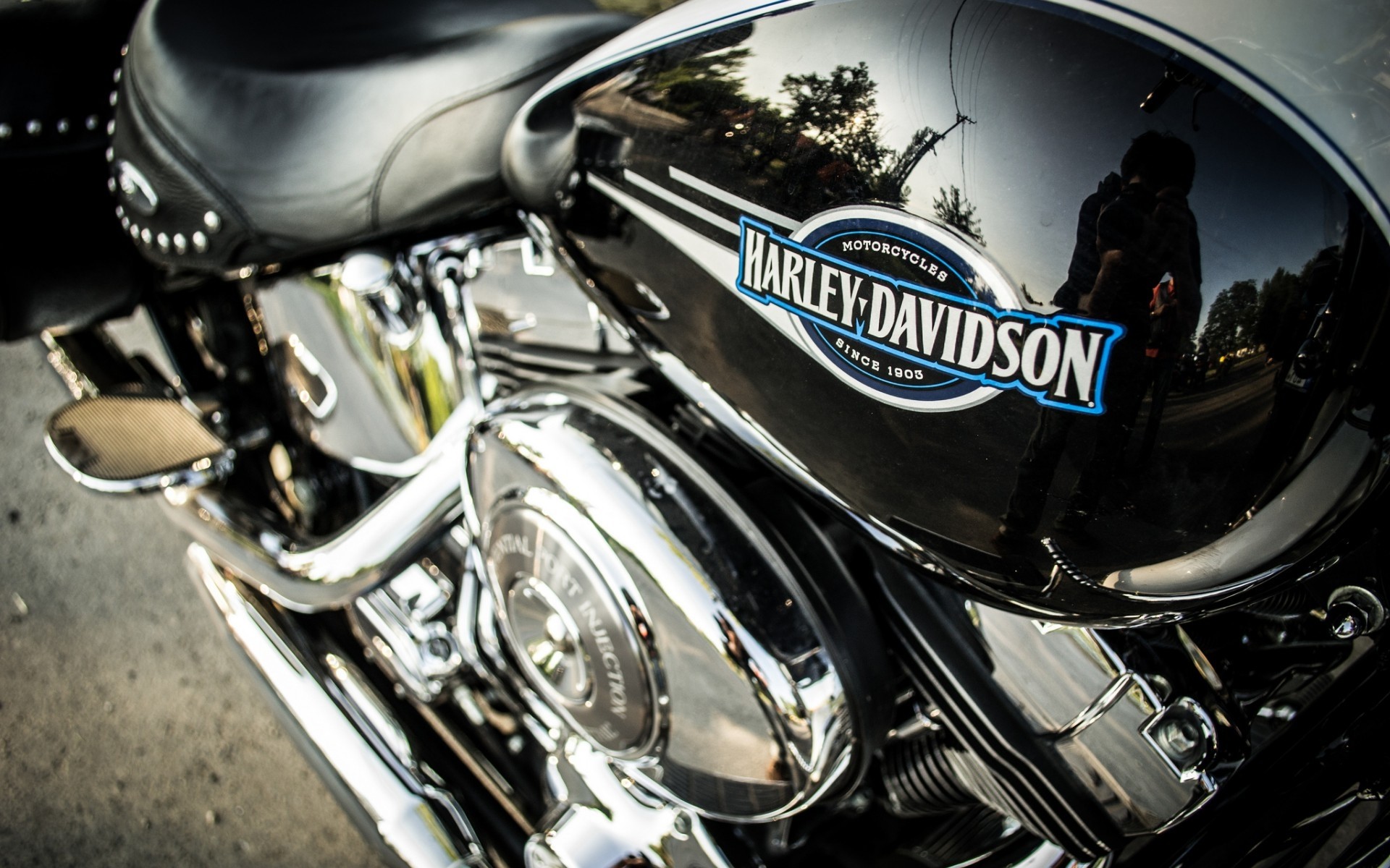 1920x1200 Wallpaper HD Harley Davidson Logo - HD Wallpaper Expert