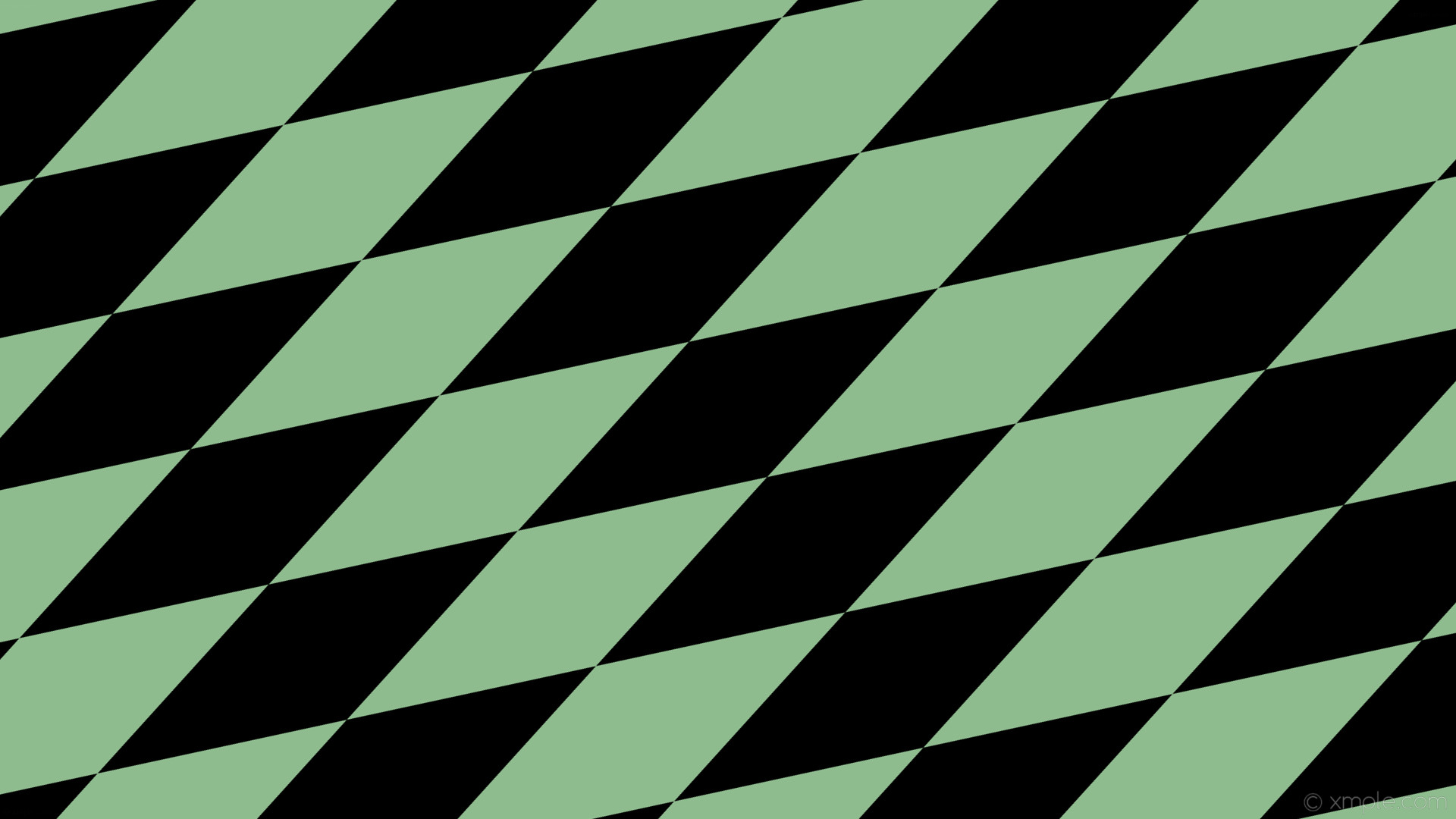 1920x1080 wallpaper rhombus green black diamond lozenge dark sea green #000000  #8fbc8f 30Â° 640px