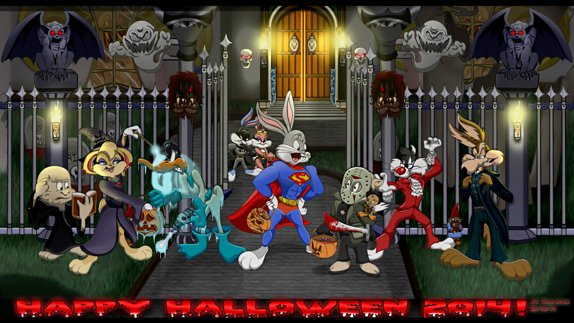 1920x1080 Looney Tunes Halloween Wallpaper WallpaperSafari. Happy Halloween! by  JCThornton on DeviantArt