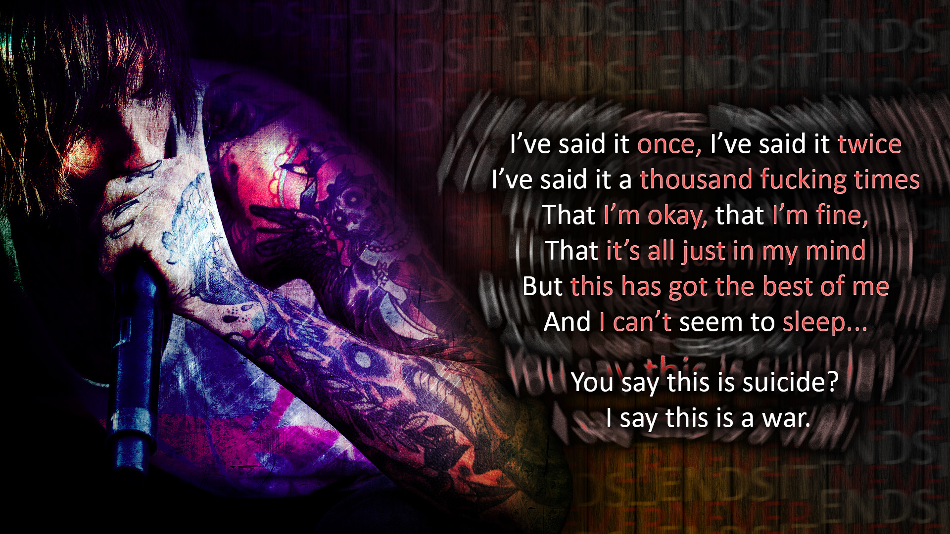 1920x1080 Bring Me The Horizon - It Never Ends Wallpaper by Nurbz4D on .