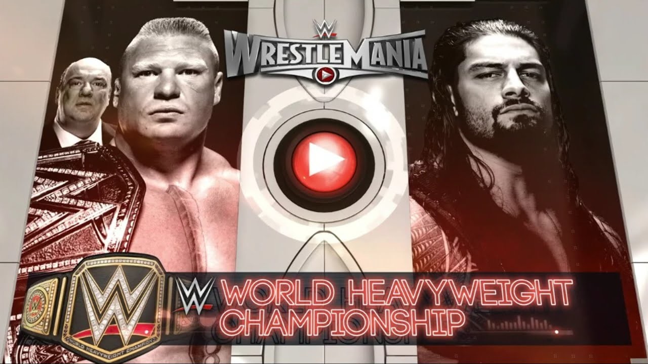 1920x1080 Wrestlemania 31 Brock Lesnar Vs Roman Reigns For The WWE Championship - WWE  2K15 - YouTube