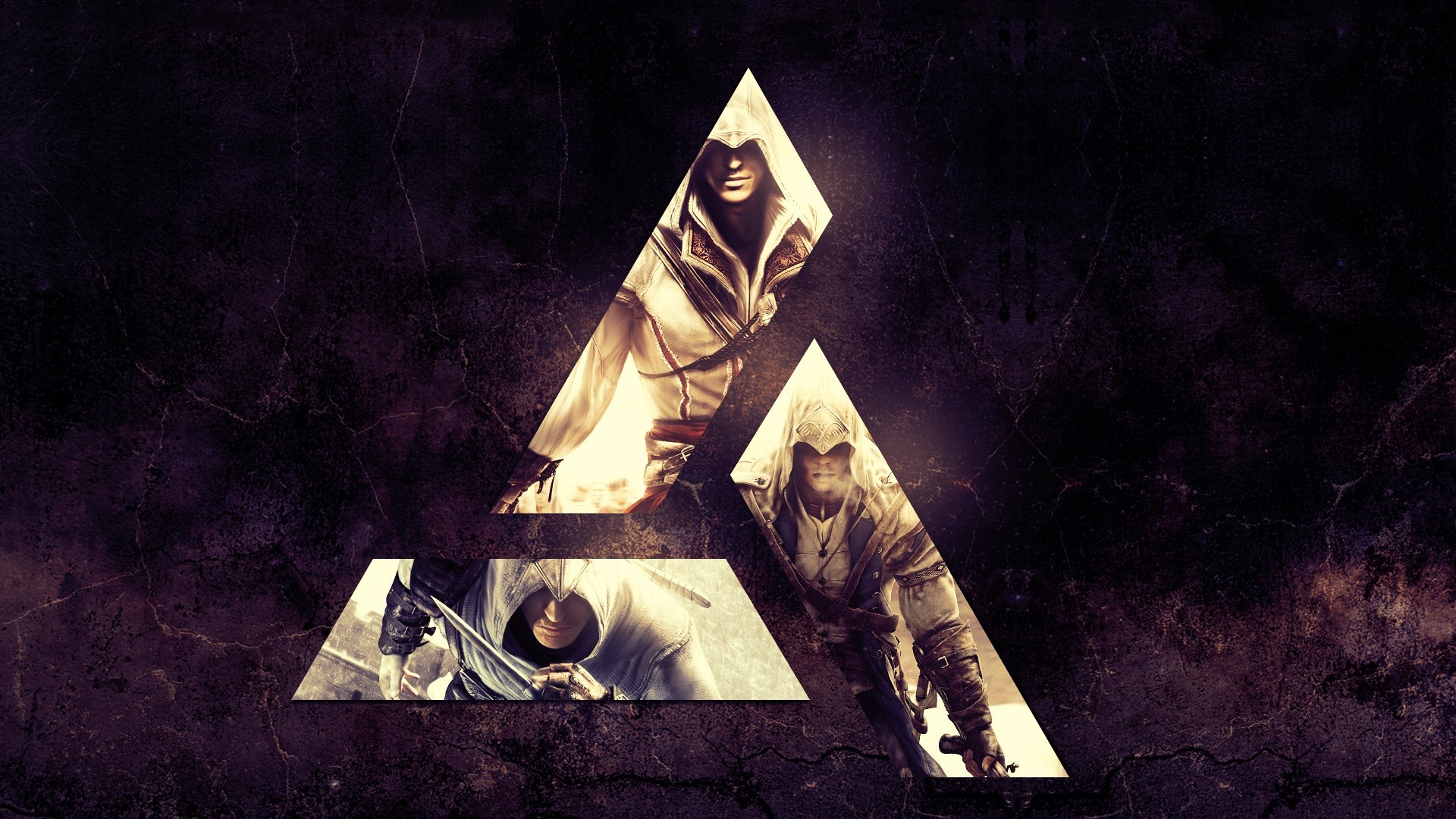 1920x1080 Altair, Ezio and Connor - Assassin's Creed wallpaper