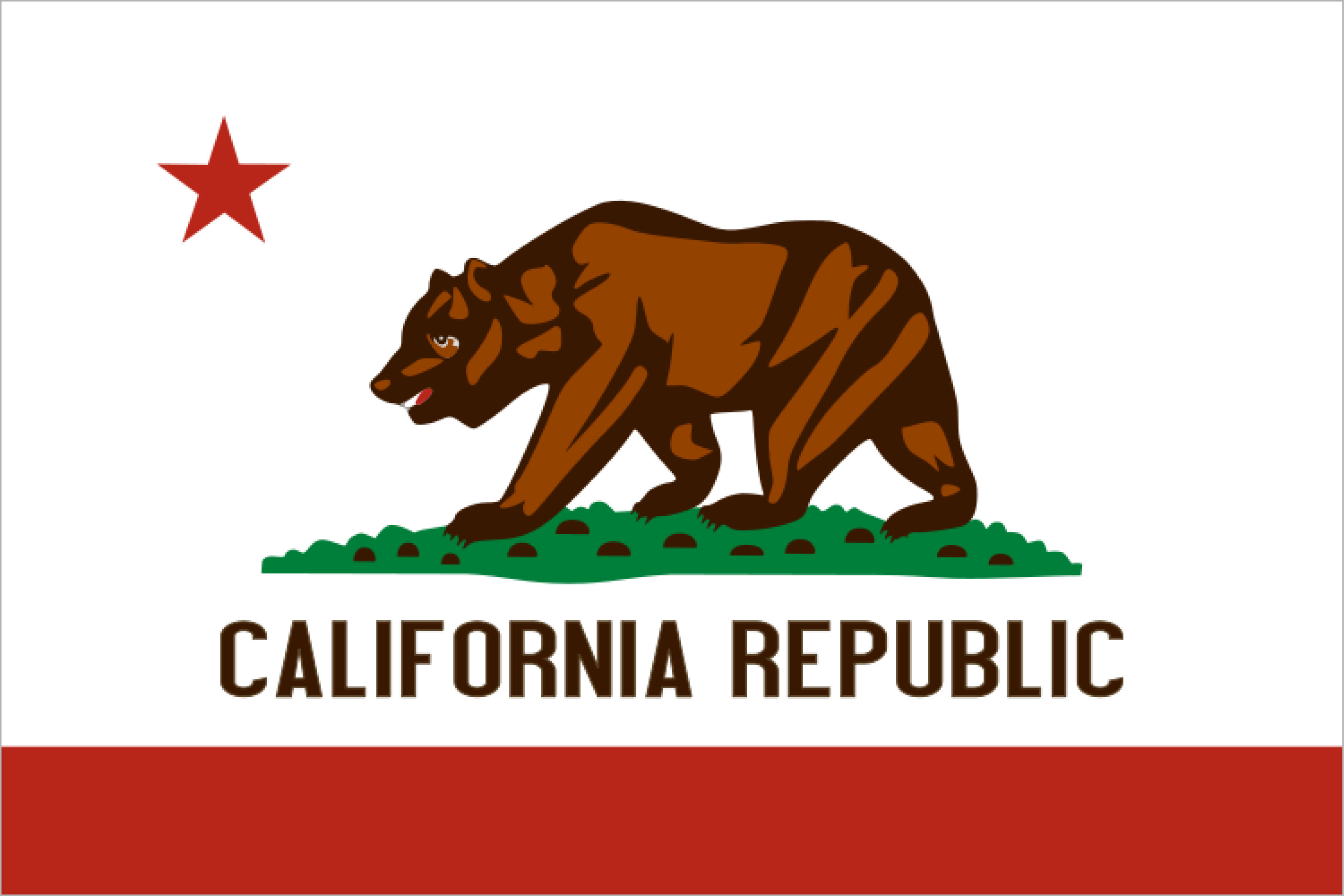 2813x1875 California State Flag Wallpaper
