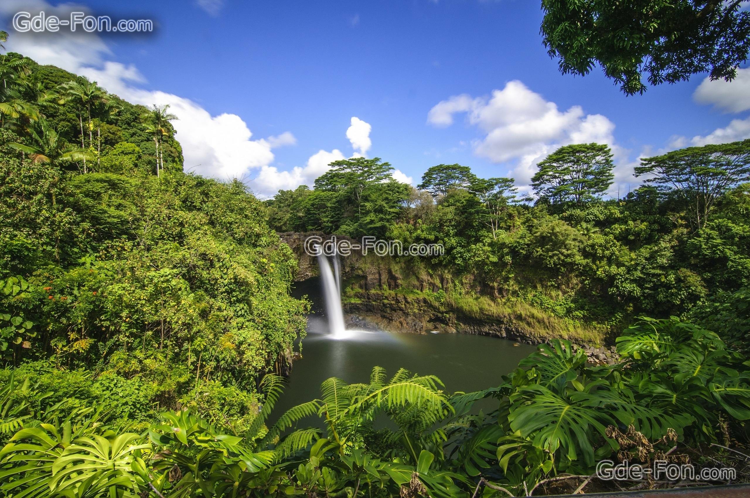2560x1700 Download wallpaper rainbow falls, hilo, hawaii, Hawaii free .