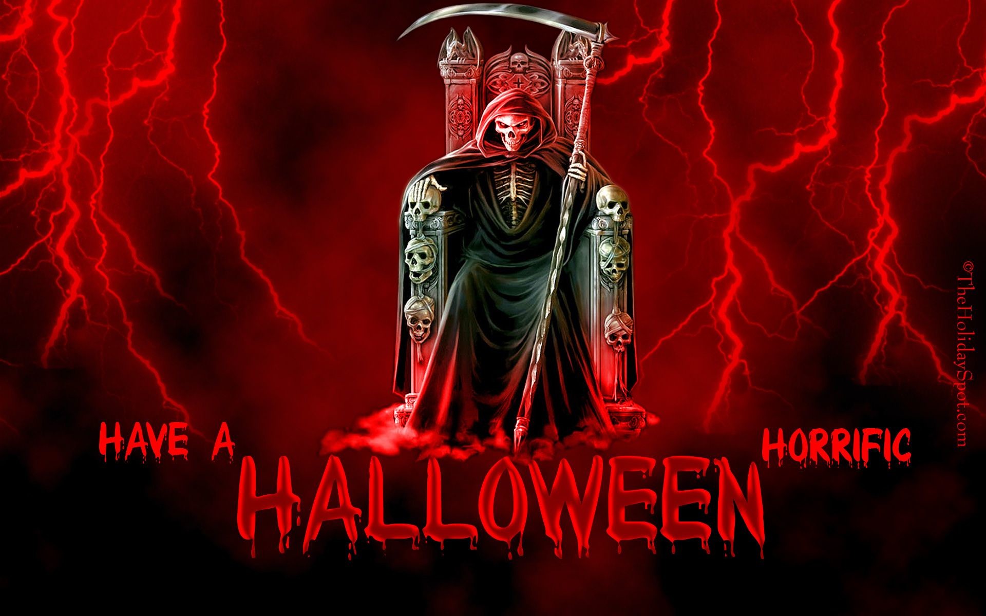 1920x1200 Scary Happy Halloween Ghost – Festival Collections