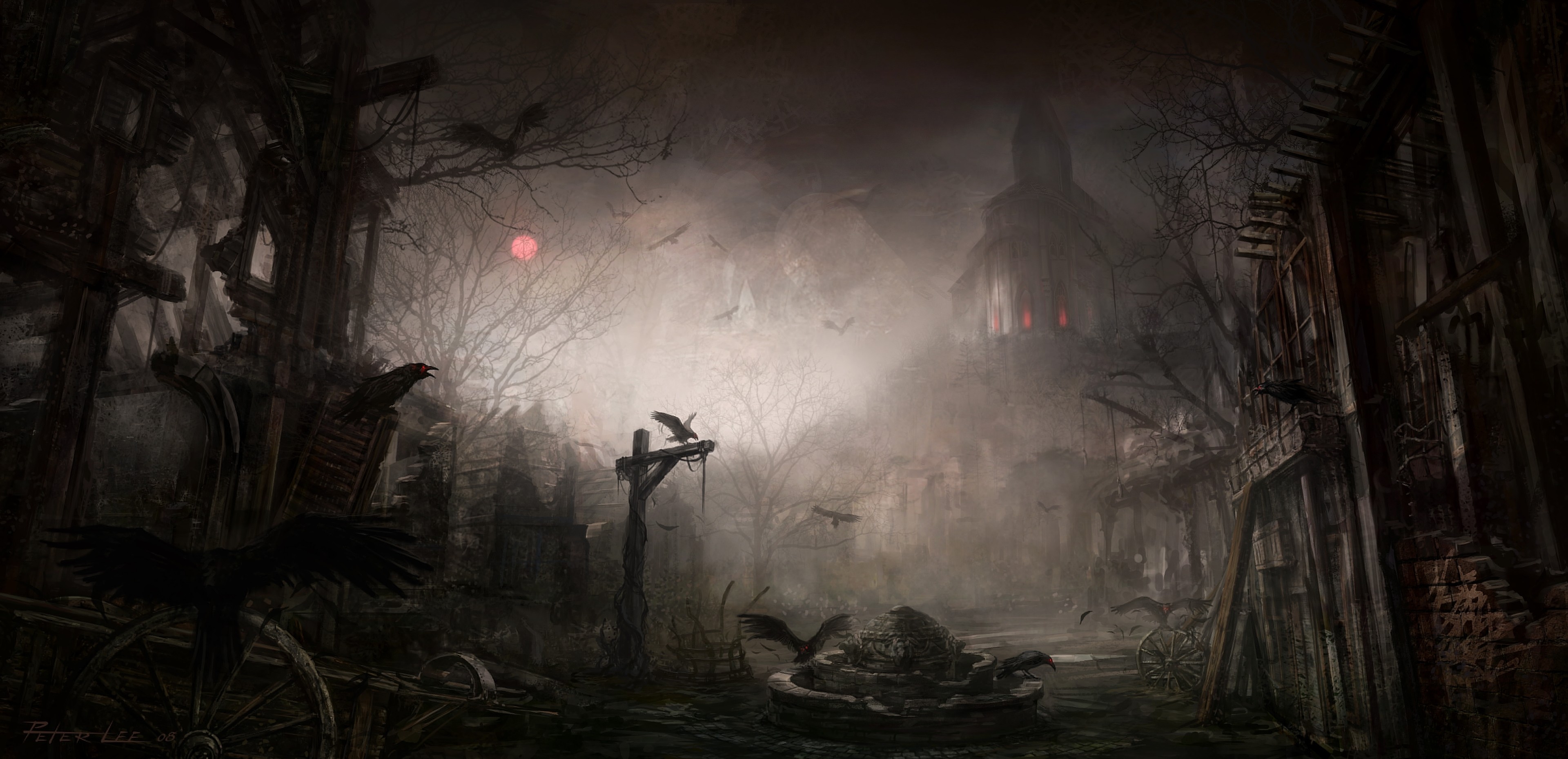 3840x1858 Florence Maye: Haunted Wallpapers, Haunted Wallpapers | D-Screens  Backgrounds Collection