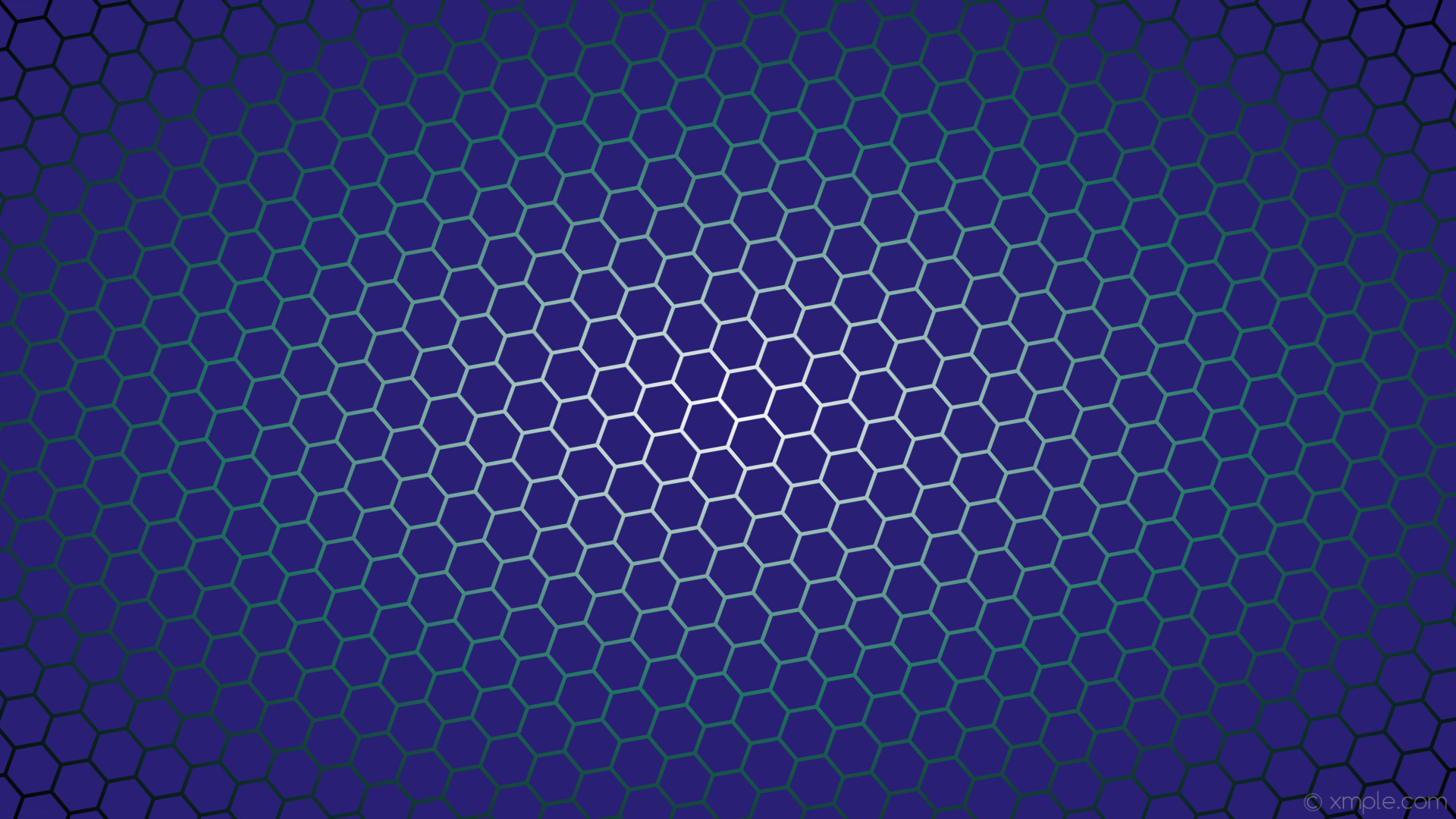 1920x1080 wallpaper gradient hexagon white blue black cyan glow #292075 #ffffff  #207563 diagonal 40
