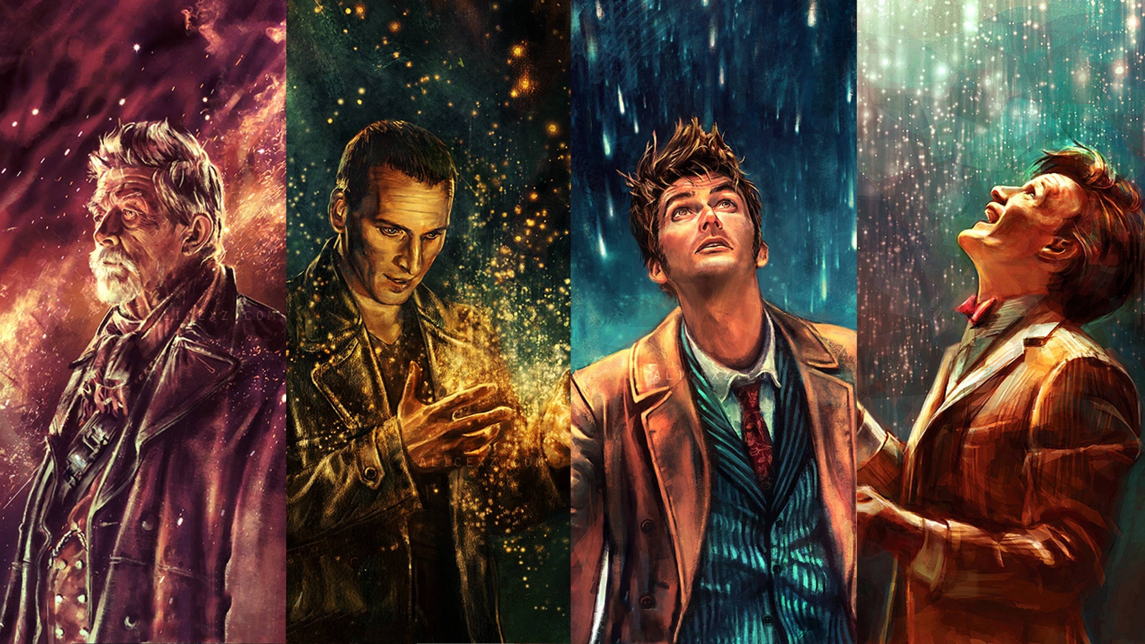 3840x2160 #Tenth Doctor, #War Doctor, #Doctor Who, #Eleventh Doctor, #The Doctor,  #Ninth Doctor, #Hellblazer wallpaper