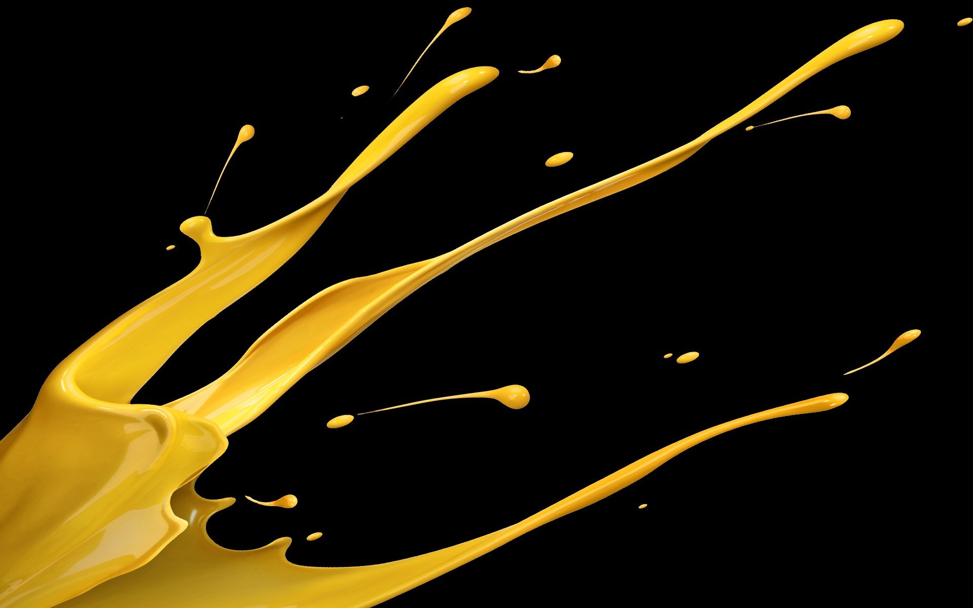 1920x1200 abstract, Yellow, Black Background Wallpapers HD / Desktop and Mobile  Backgrounds