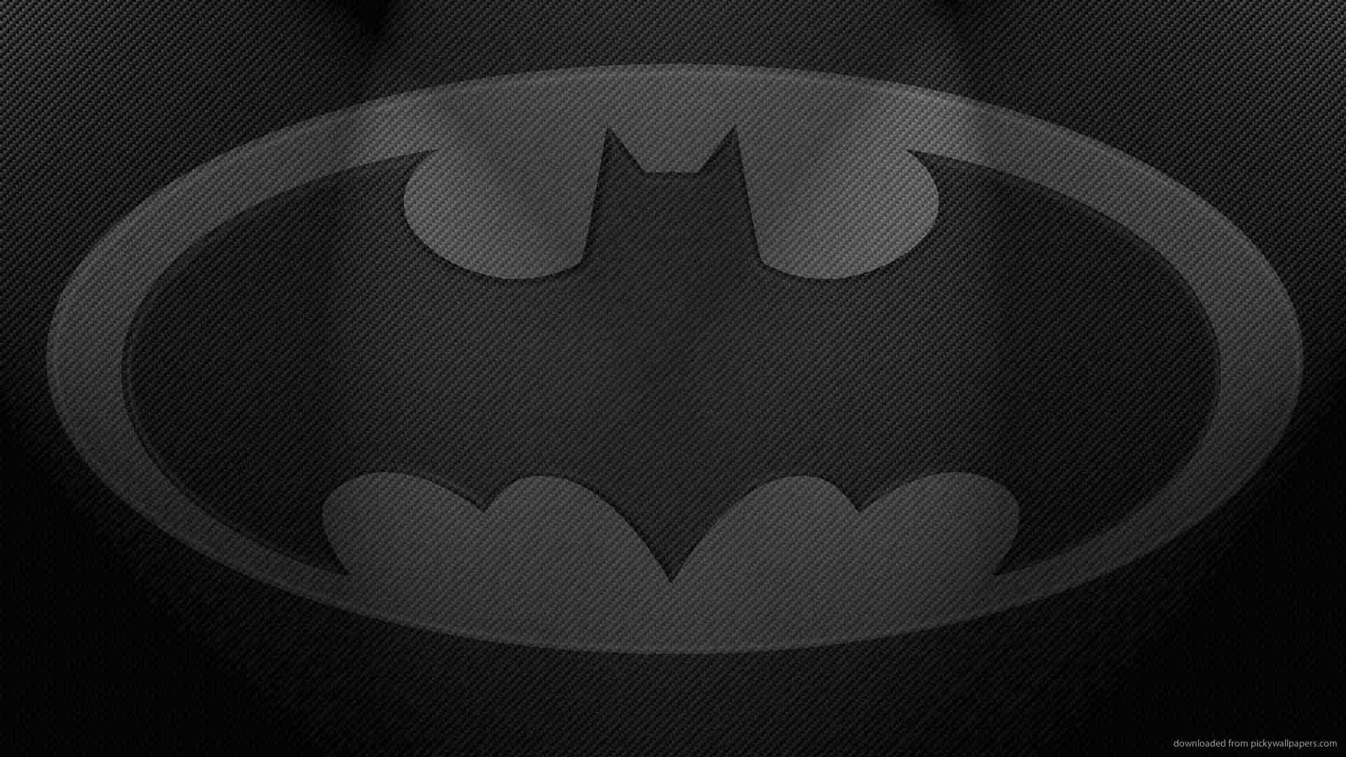 1920x1080 Batman gray logo picture
