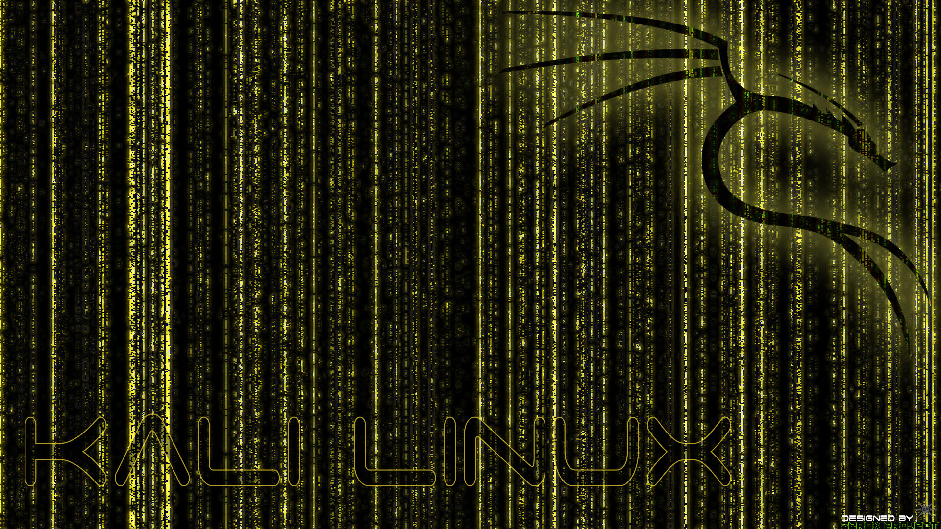 1920x1080 ... Kali Linux BackTrack Wallpaper Yellow v.1 by ZeroxProject