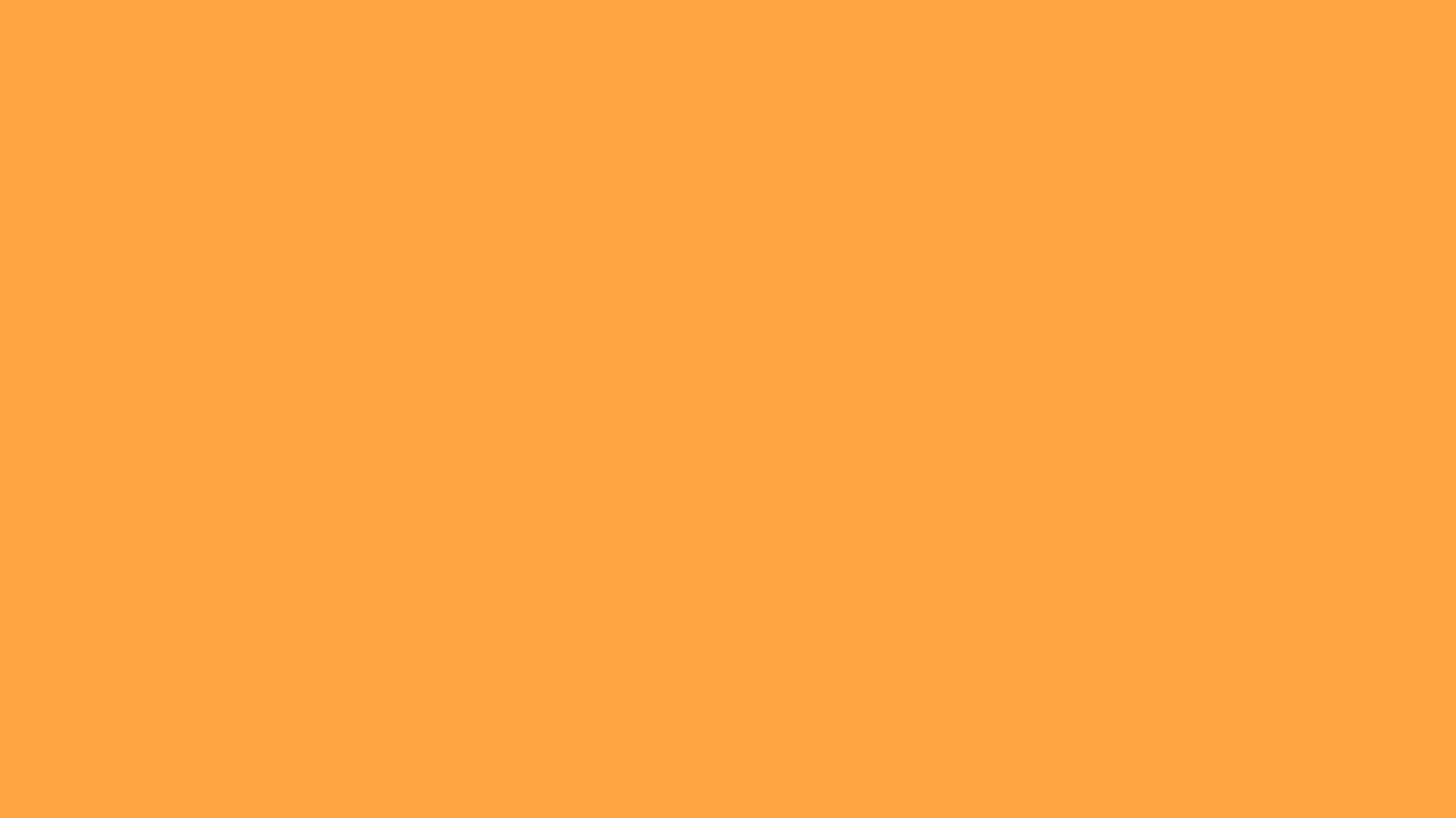 2560x1440  Neon Carrot Solid Color Background