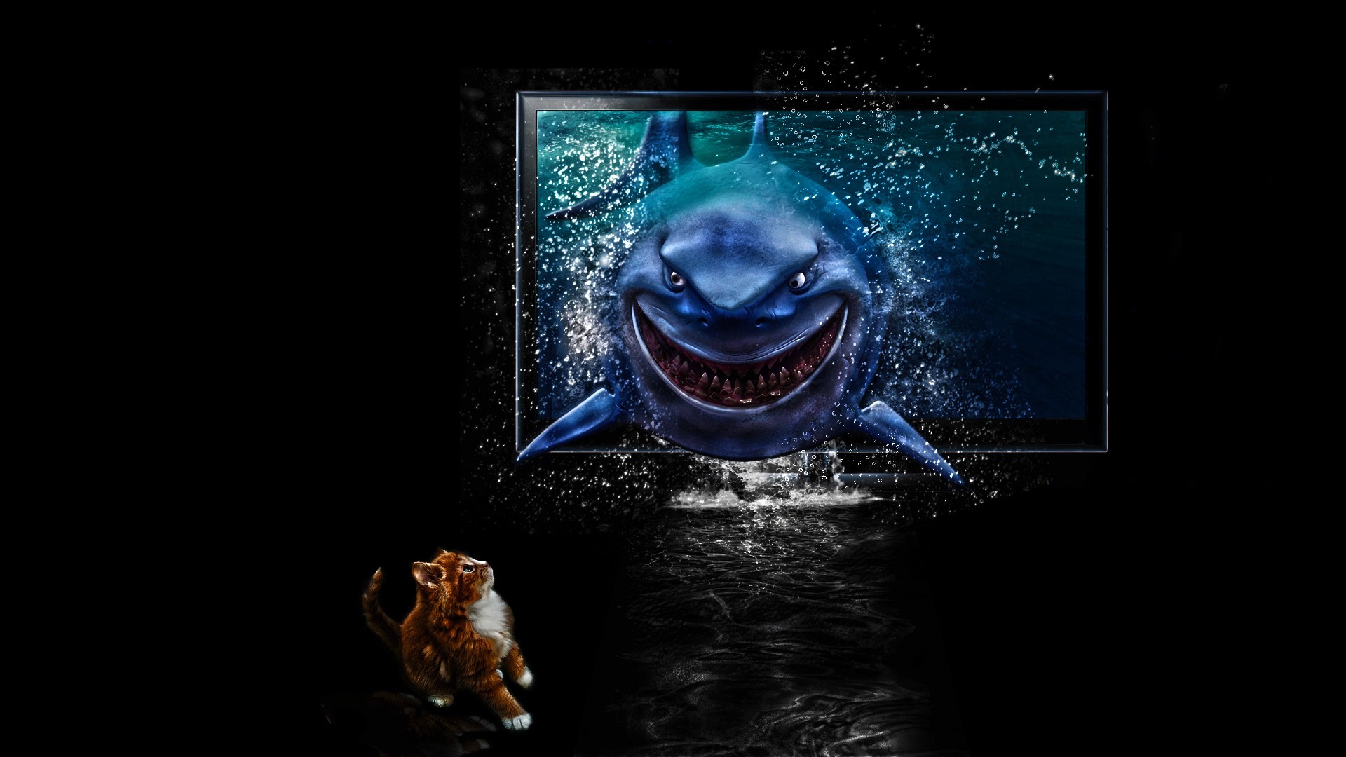 1920x1080 Movie - Finding Nemo Bruce (Finding Nemo) Wallpaper