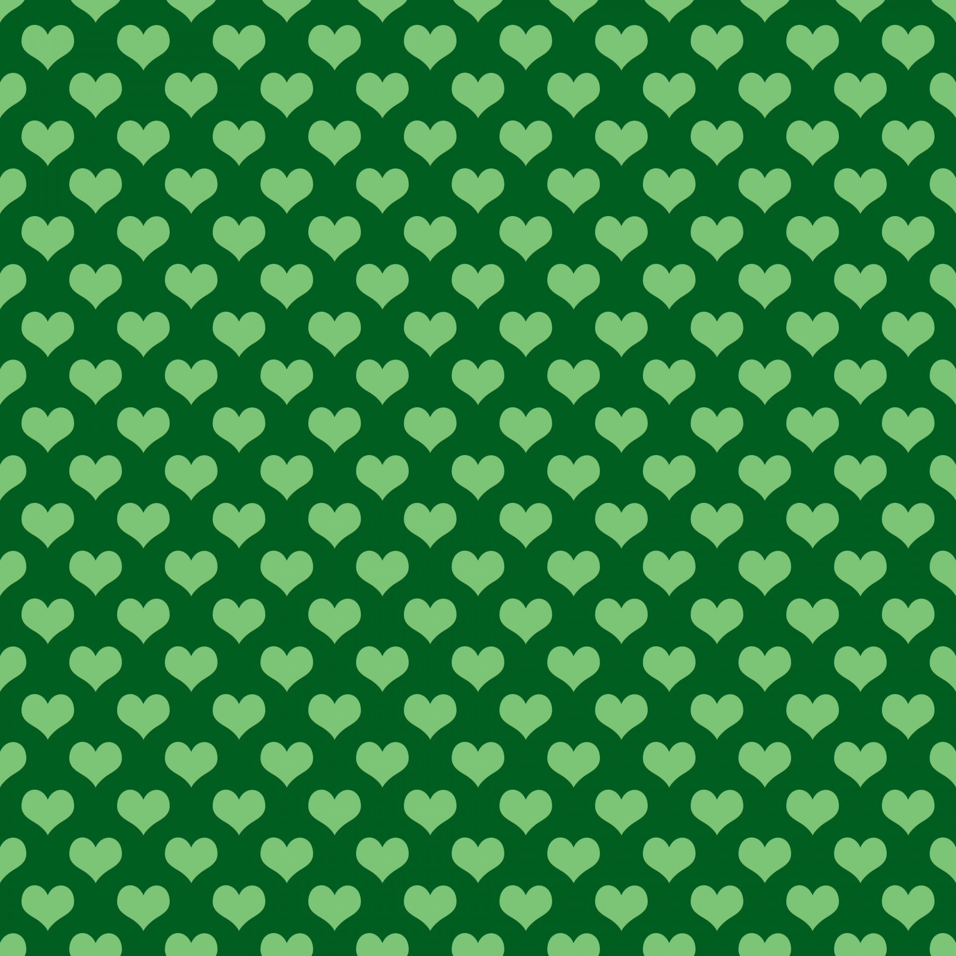 1920x1920 Hearts Background Wallpaper Green