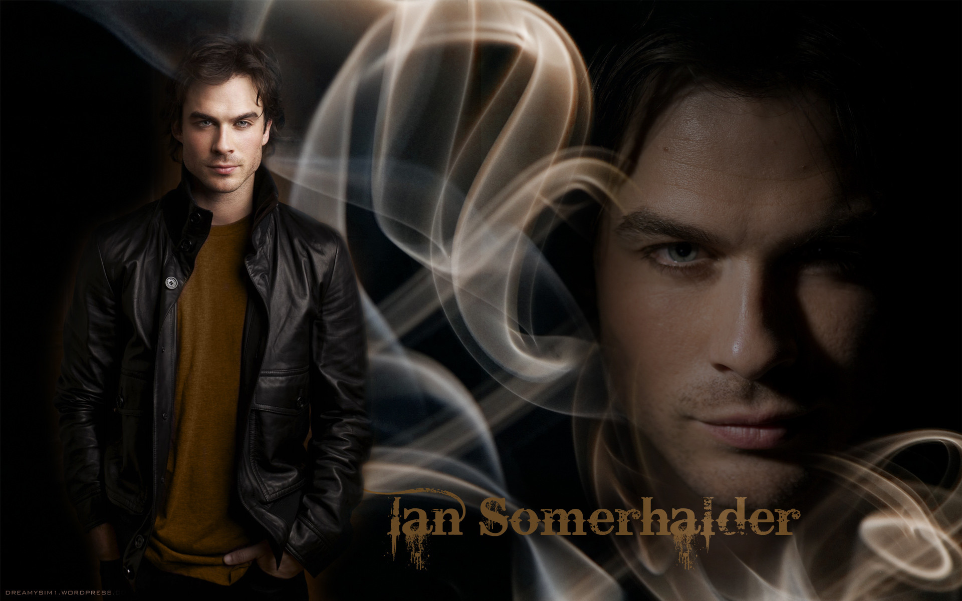 1920x1200 ... Ian Somerhalder, Vampire Diaries. Category: desktop Â· 2 Comments. Click  here to download the wallpaper (1920 x 1200)