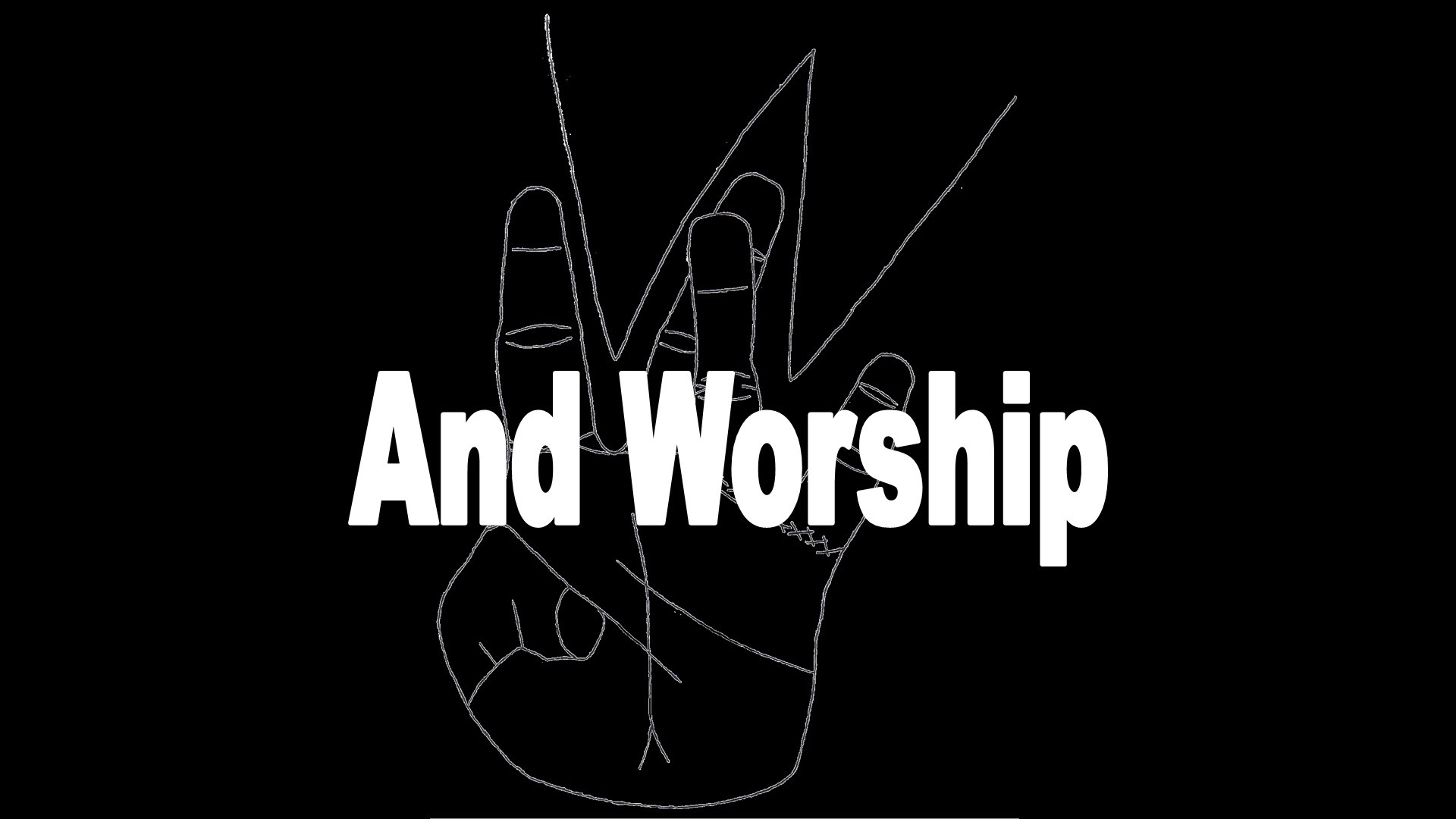 1920x1080 And Worship! Logo