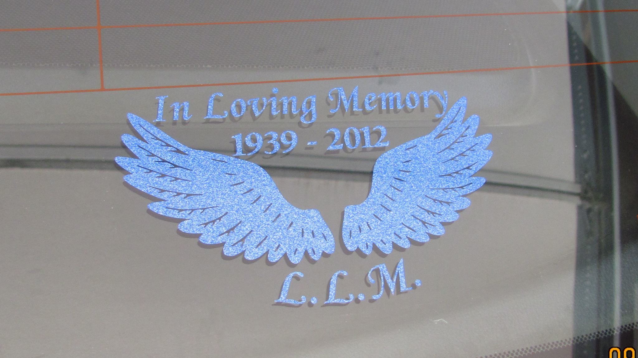 2048x1149 In Loving Memory Angel Wings Sticker