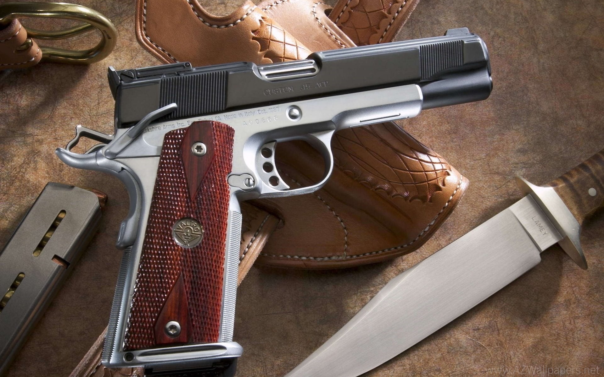 1920x1200 Glock Weapons Handguns Pistol Knife Wallpapers
