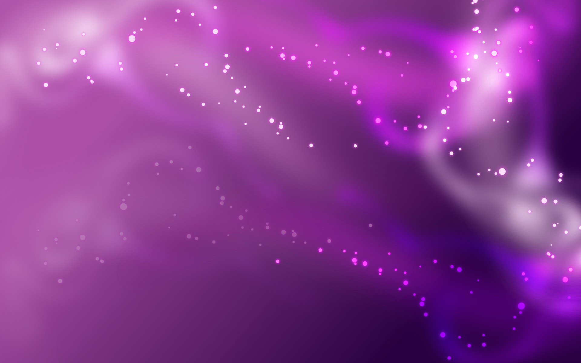 1920x1200 Purple background with stars and flowers PPT Backgrounds