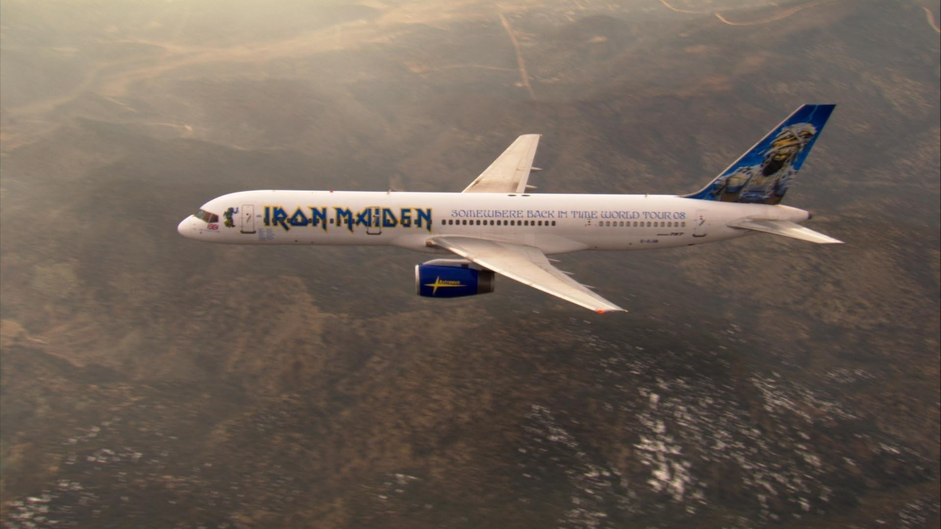 1920x1080 Wallpaper Iron maiden, Airplane, Name, Graphics, Sky HD, Picture, Image