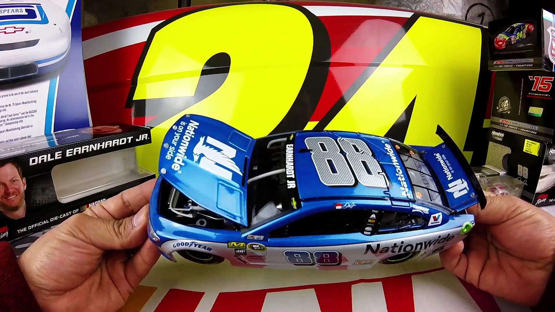 1920x1080 Unboxing the 2016 Dale Earnhardt Jr #88 Nationwide Insurance 1/24 NASCAR  Diecast - YouTube