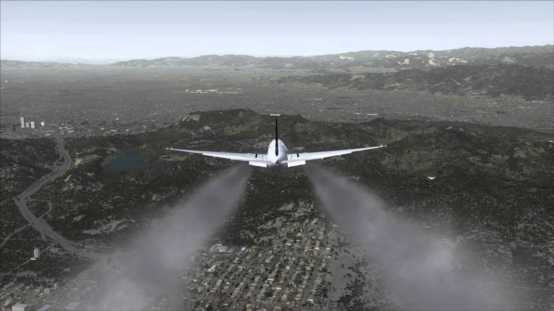 1920x1080 0 1440x900 Best city  Boeing 777 300ER Crash into Hollywood Sign