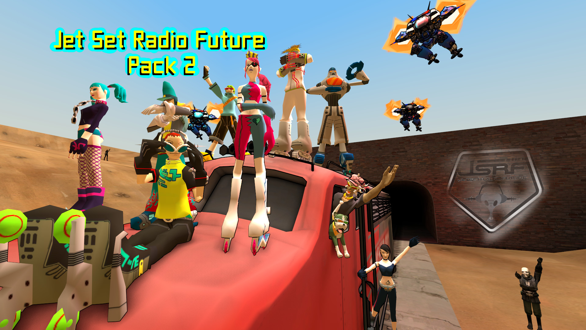 1920x1080 ... Jet Set Radio Future Pack 2: Source Film Maker by MGOUriel
