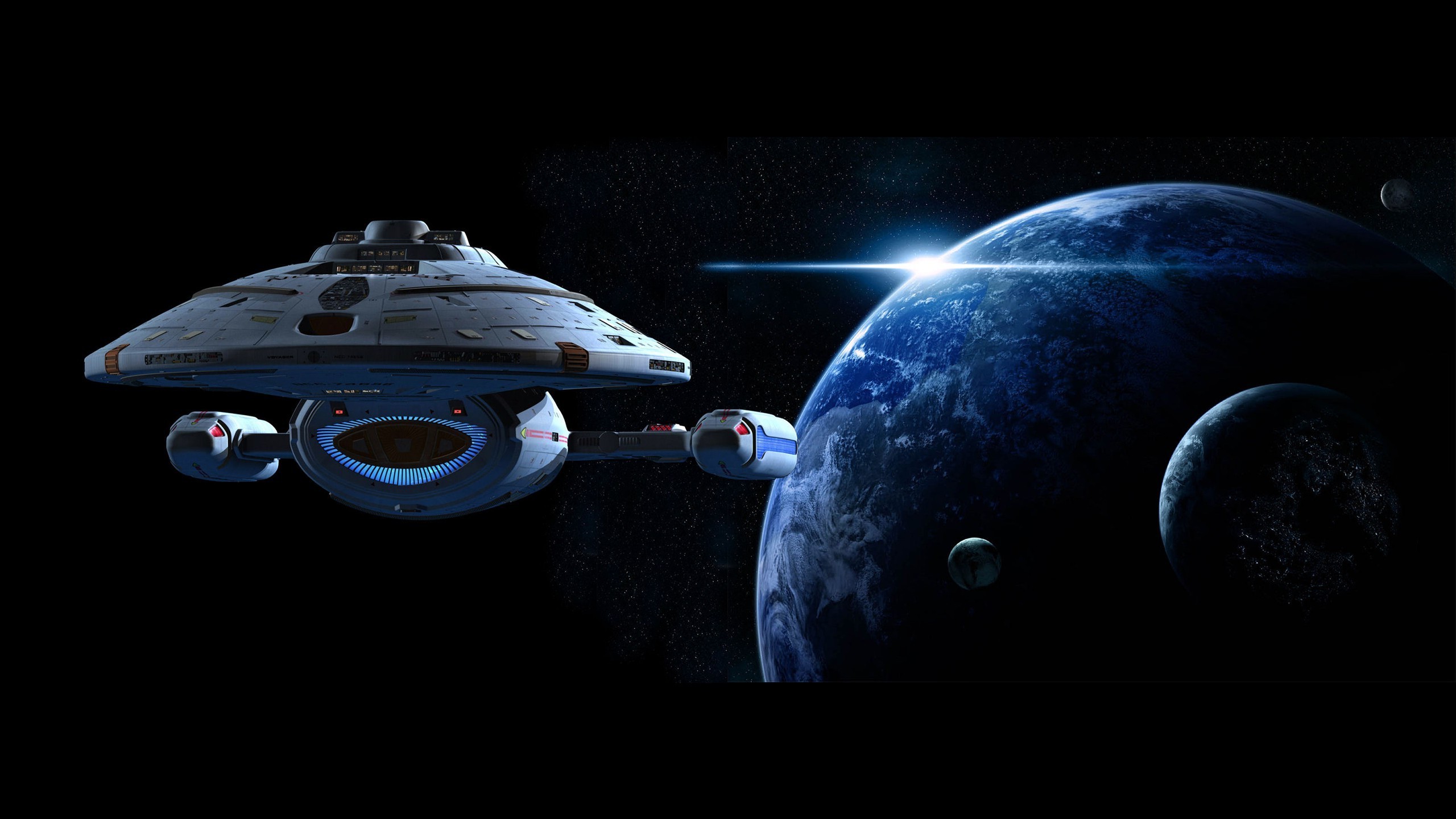 2560x1440 Star Trek, Space, Planet, Star Trek Voyager Wallpapers HD / Desktop and  Mobile Backgrounds