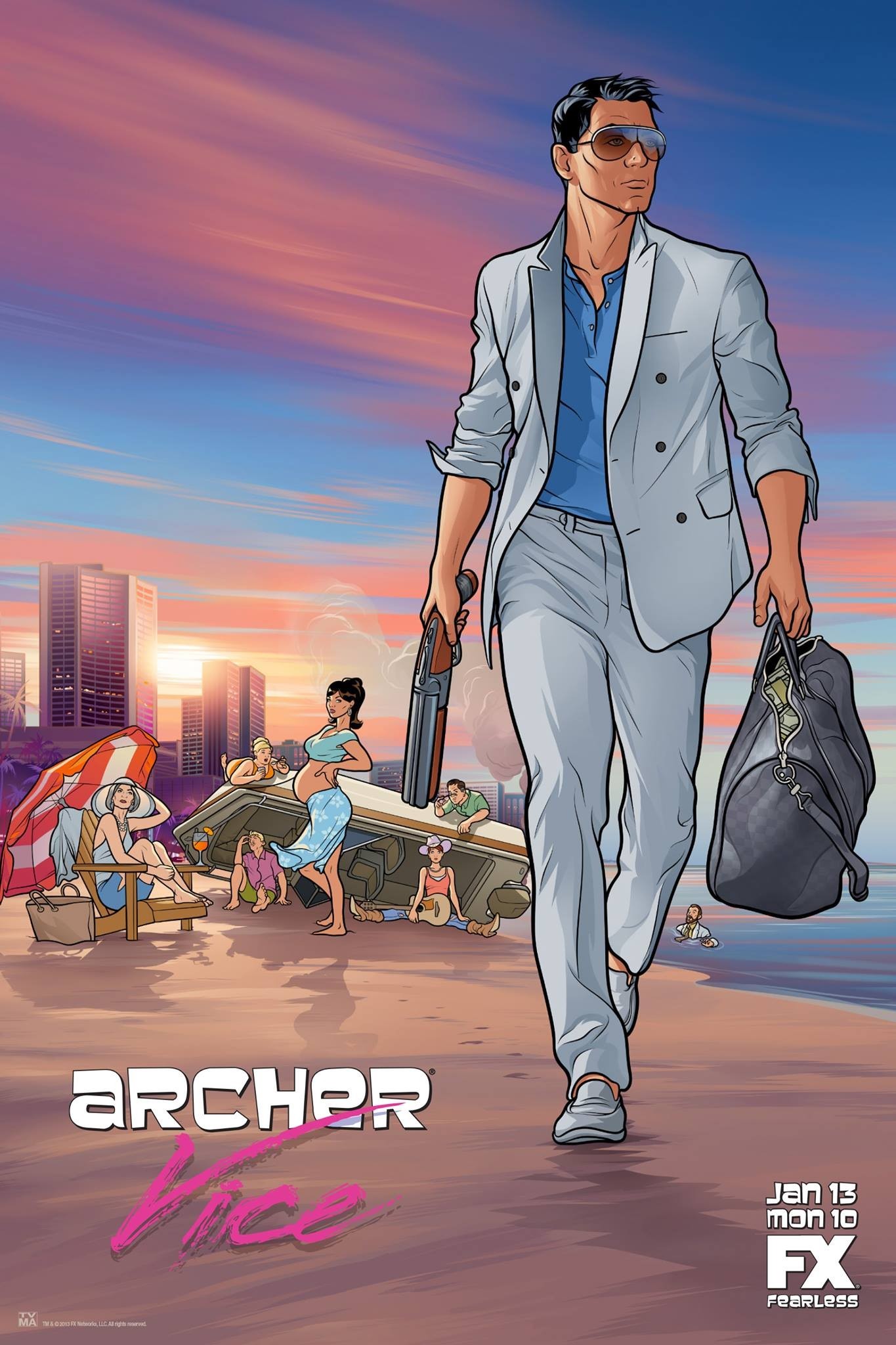 1365x2048 Mega Sized Movie Poster Image for Archer (#4 of 5)