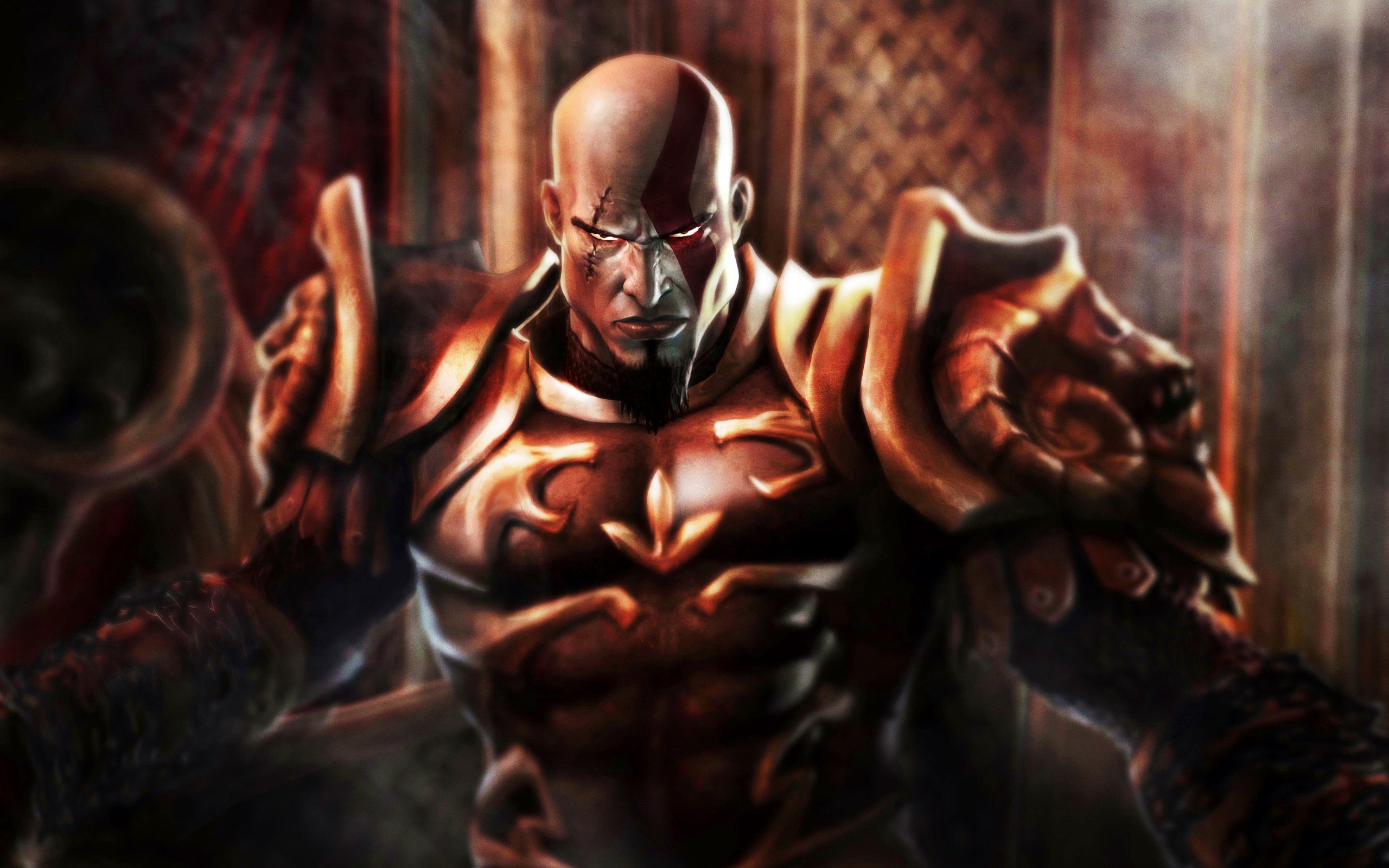 2560x1600 God Of War 3 Kratos