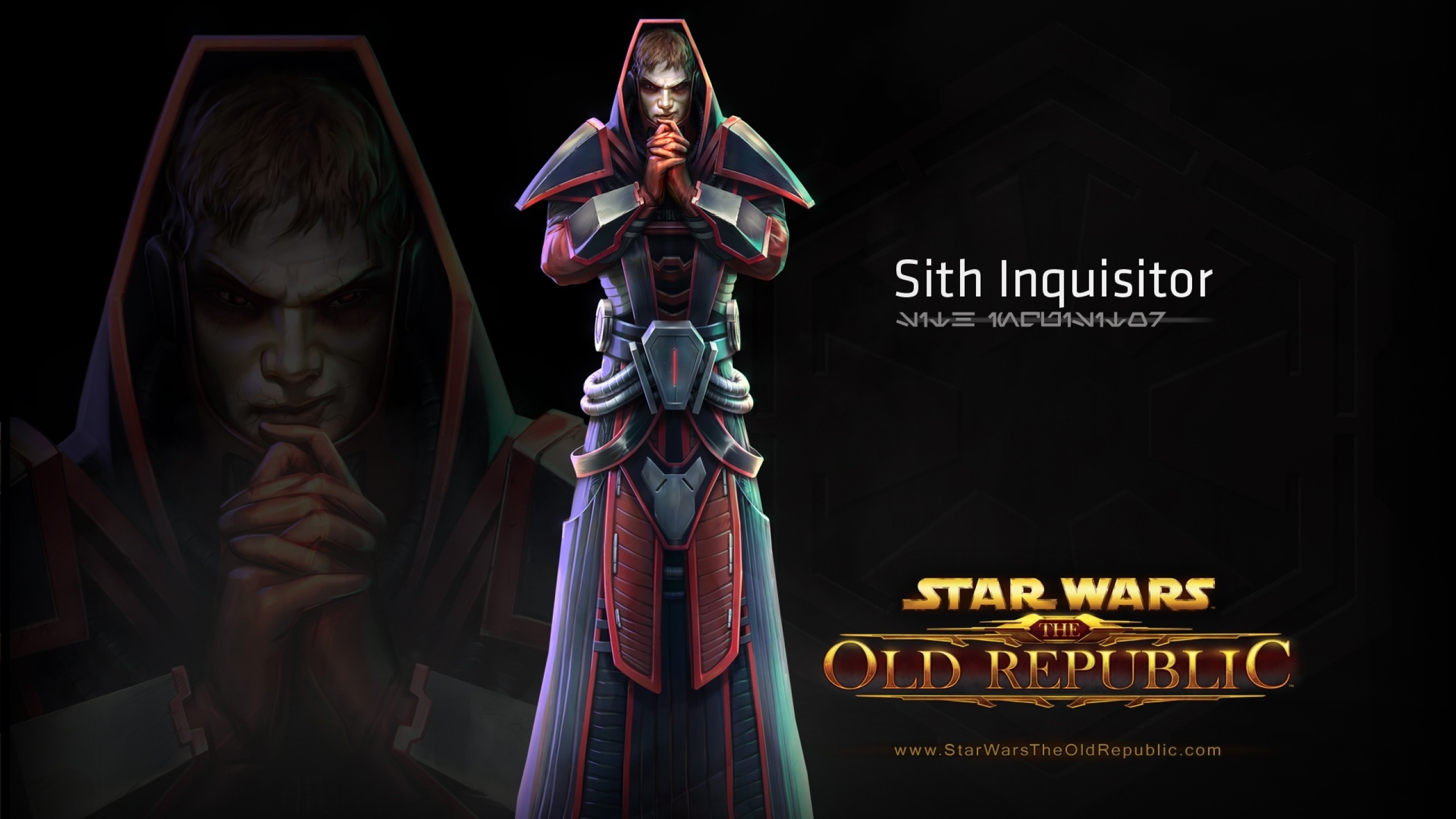 2560x1440 Preview wallpaper star wars the old republic, sith inquisitor, character,  costume 