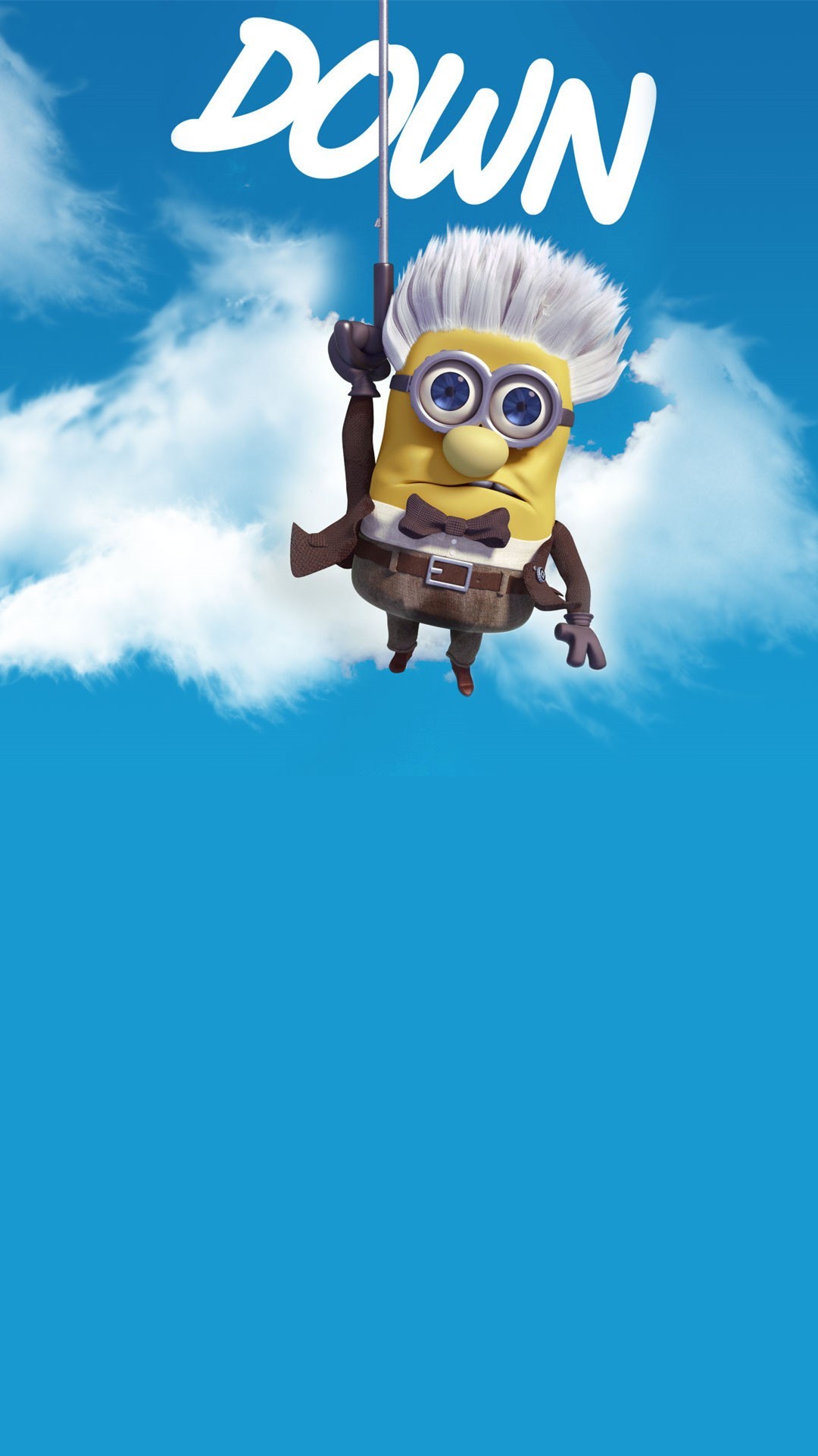 1080x1920 2014 Halloween up movie parody minion iphone 6 plus wallpaper HD -  Despicable Me, down