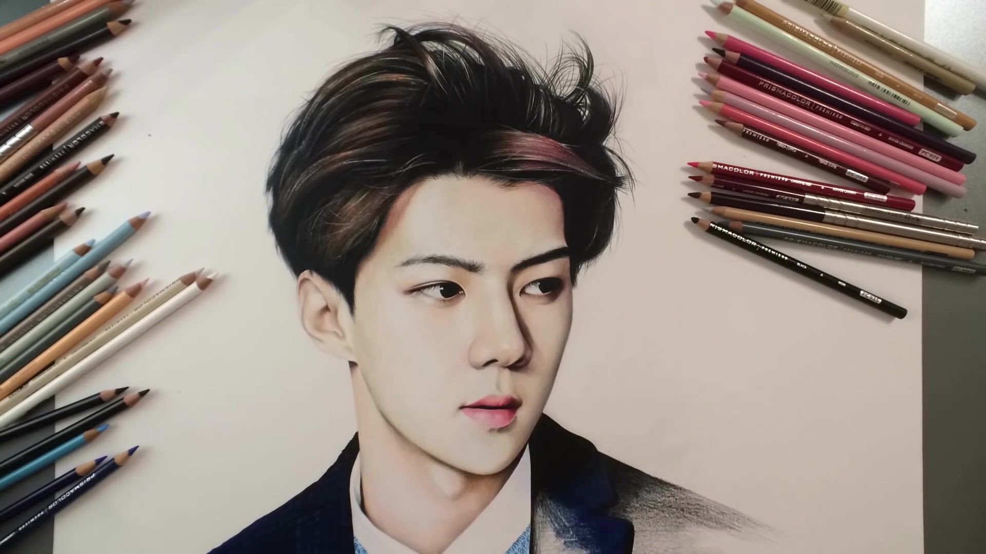 1920x1080 Episode 36: Speed Drawing EXO's Sehun: Drawing Hands