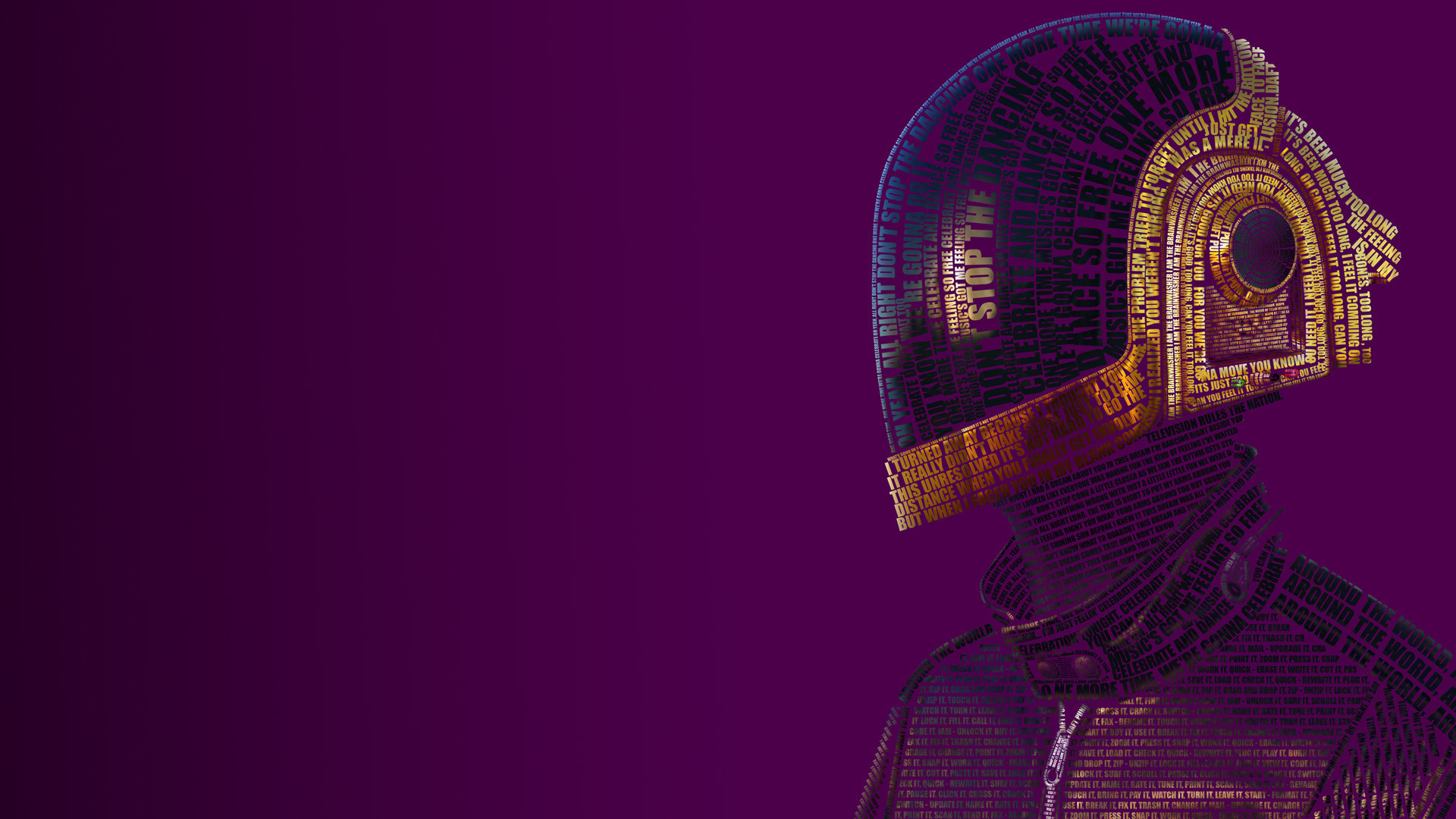 1920x1080 Daft Punk electronic music duo Guy-Manuel de Homem-Christo Thomas Bangalter  French musicians house movement synthpop scene electronica mask helmet  visor ...
