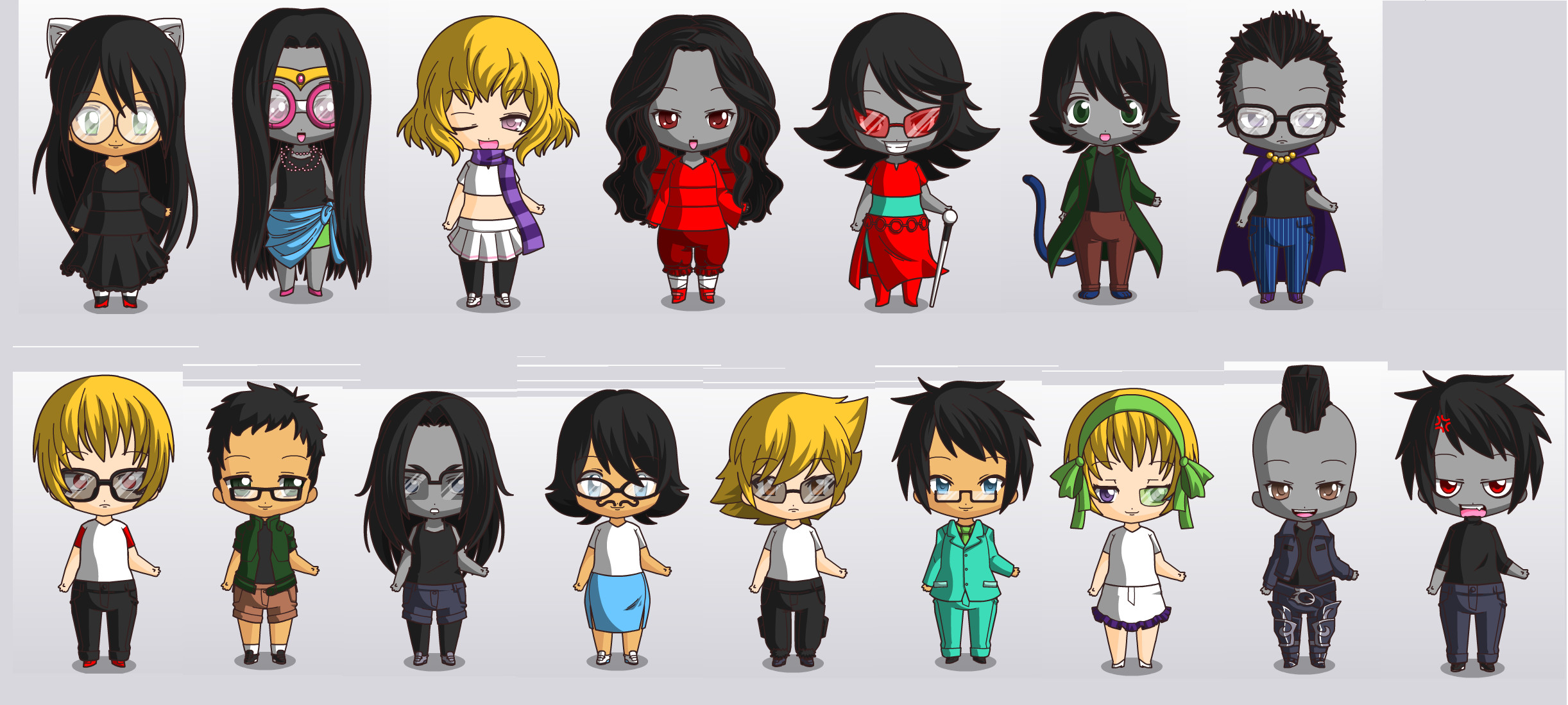 2444x1100 I made these at doll divne, I had limited resources, so I could only do  some characters.HD Wallpaper and background photos of Homestucks I could  make in ...
