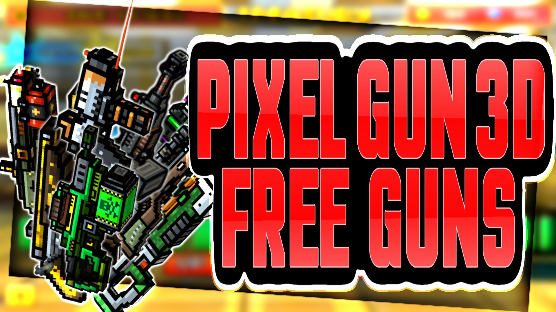 1920x1080 Pixel Gun 3D - HOW TO GET FREE GUNS! - GET ANY GUN FOR FREE!!!! (GLITCH)  100% REAL - YouTube
