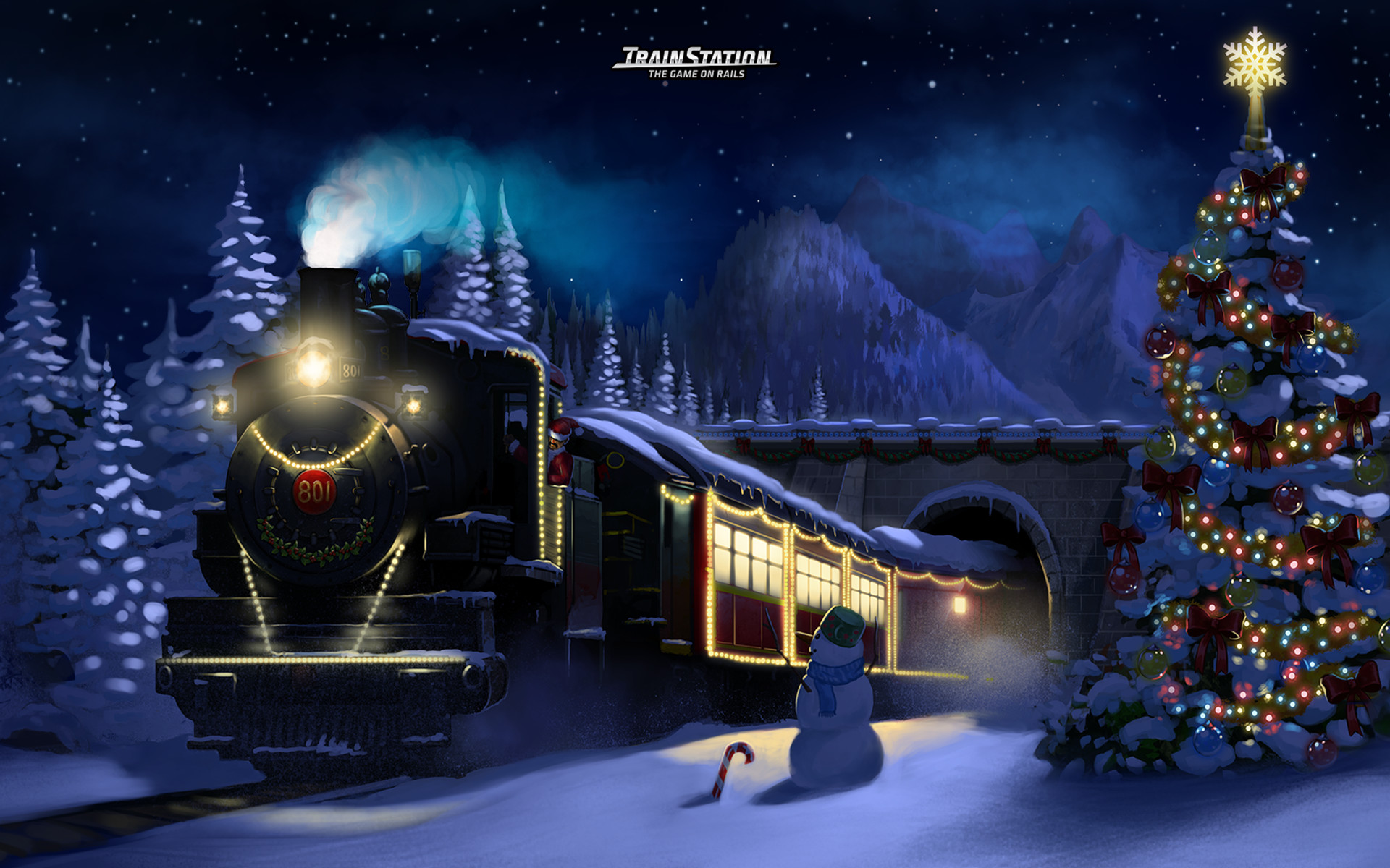 Christmas Train Wallpaper For Desktop (77+ images)