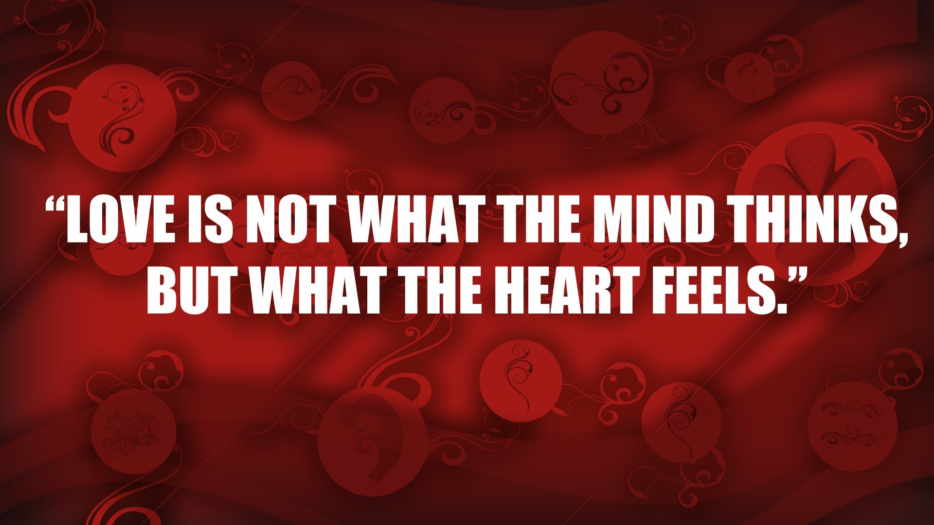 1920x1080 Red quote Hd wallpaper Love you