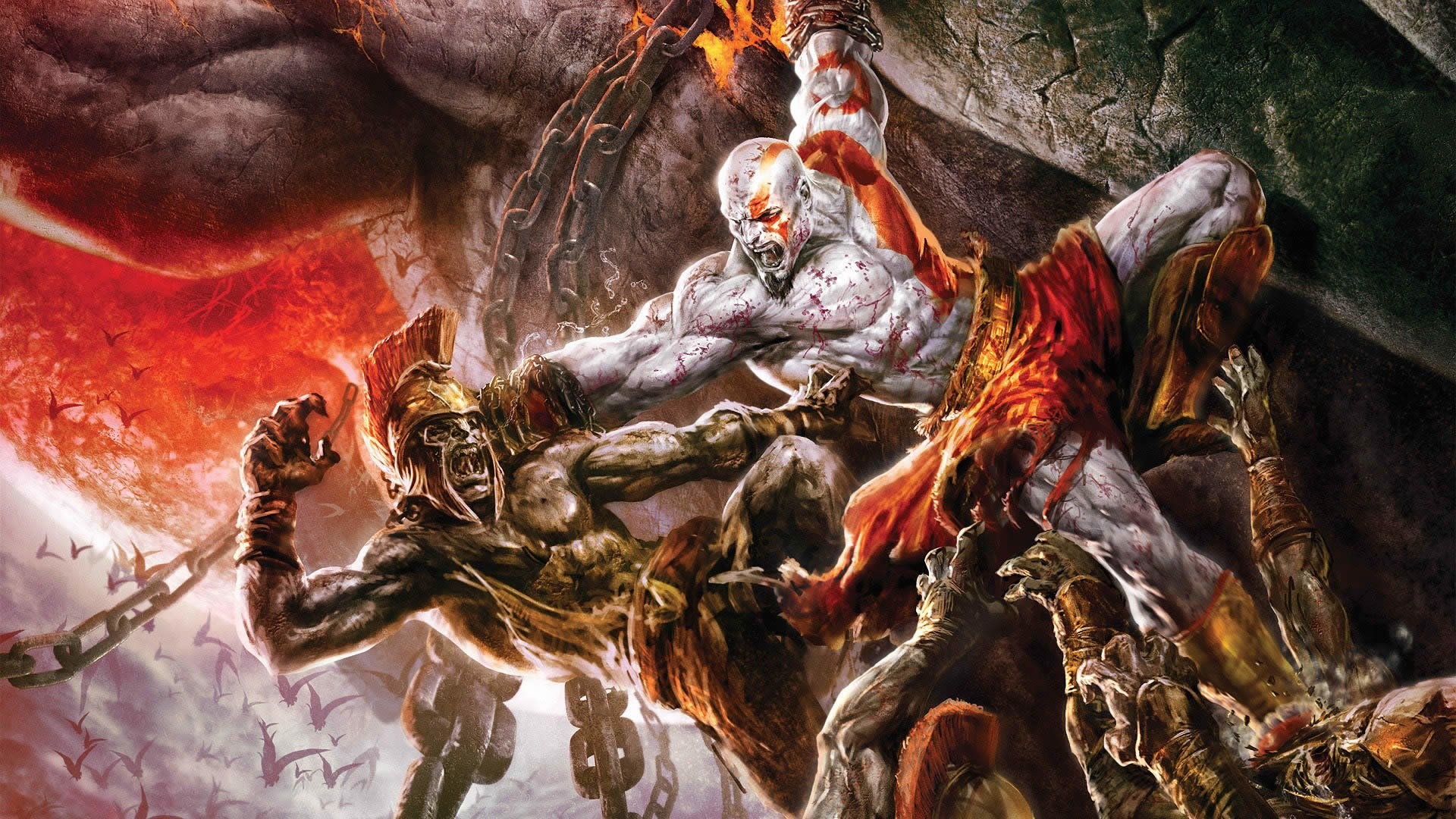 1920x1080 Computerspiele - God Of War III Kratos (God Of War) Spartan Wallpaper