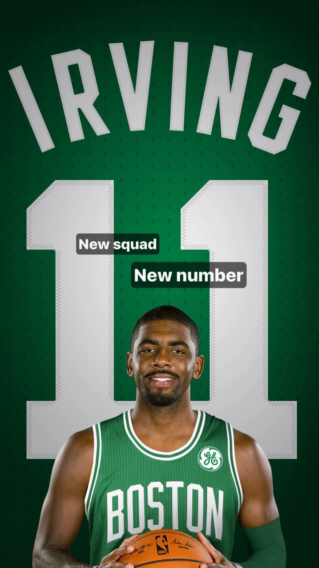 1080x1920 Kyrie Irving new number 11