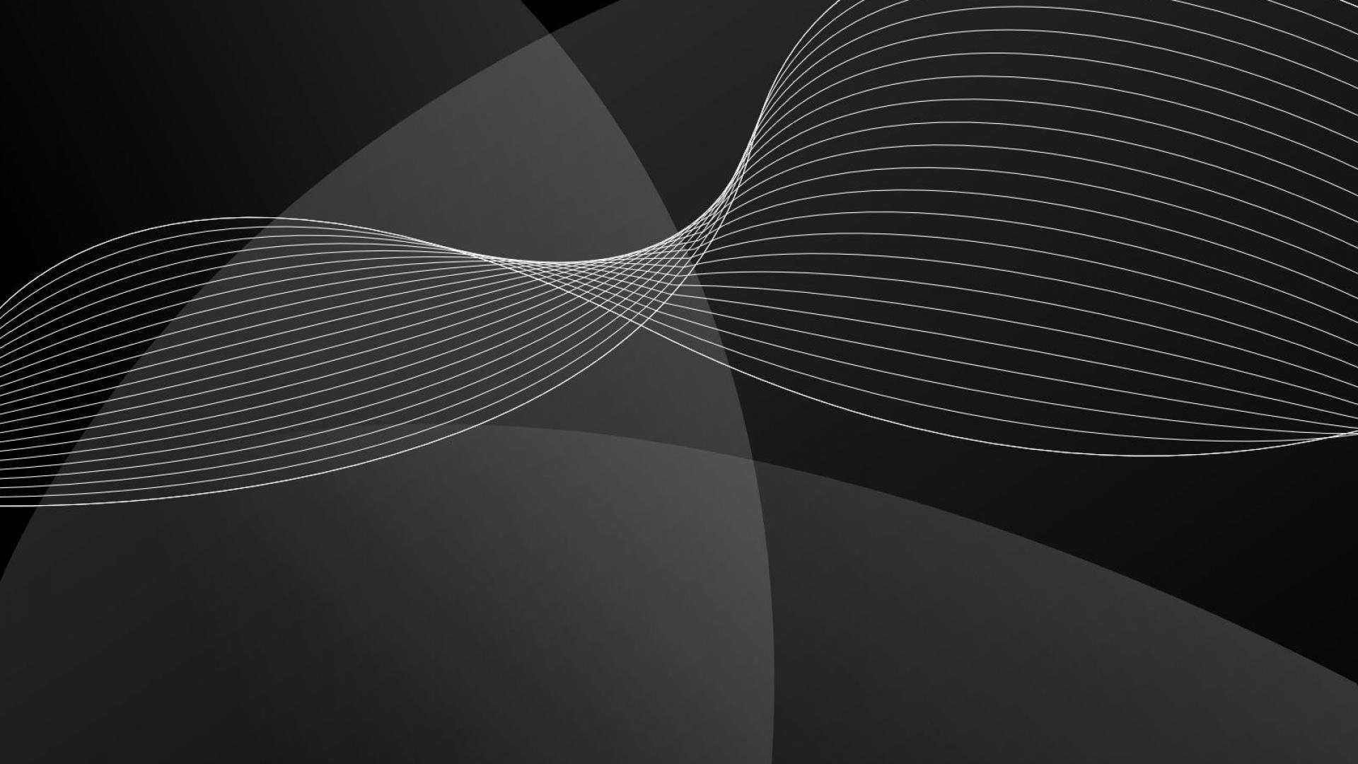 1920x1080 Abstract Black Waves