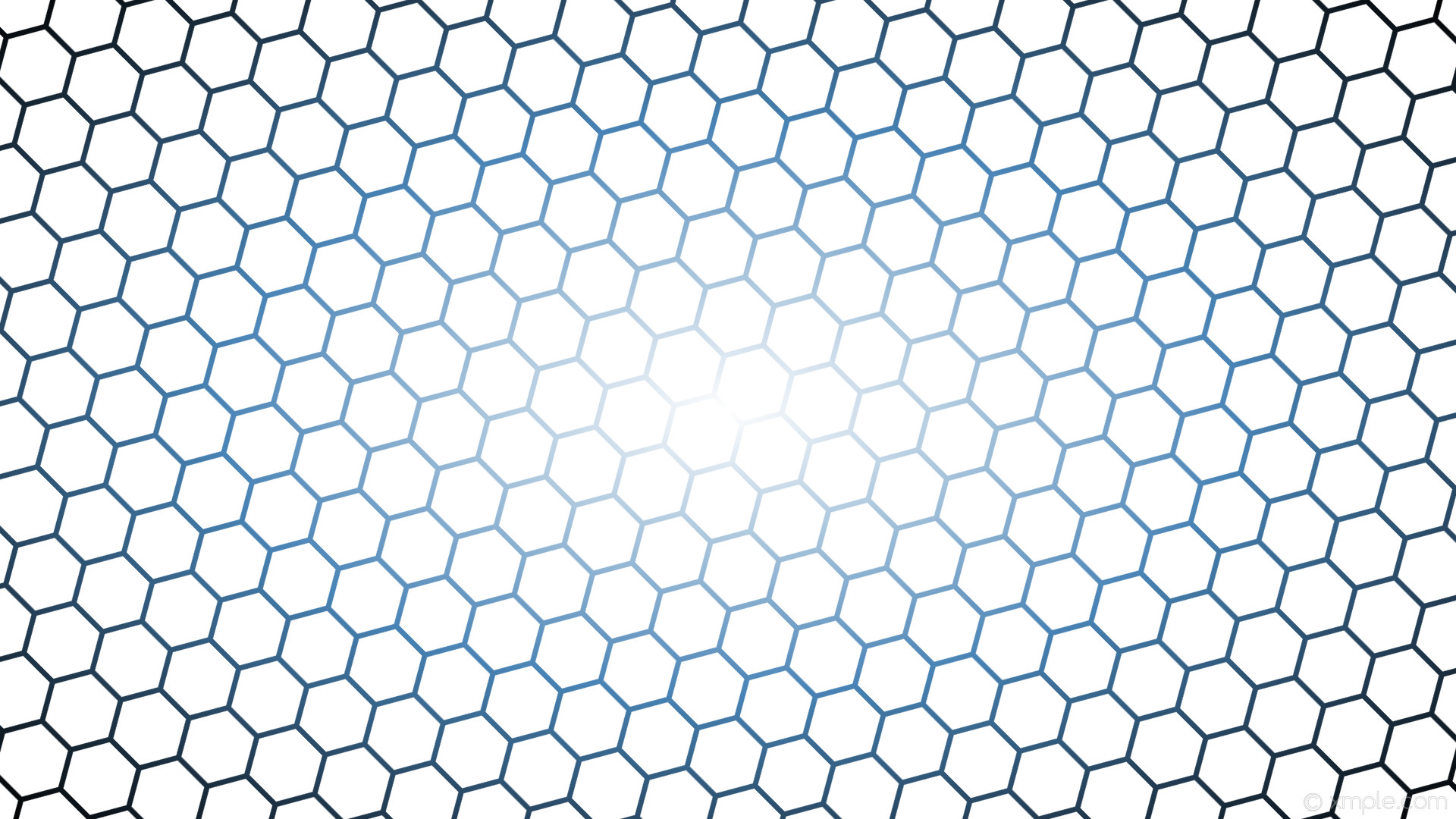 1920x1080 wallpaper white hexagon glow black blue gradient steel blue #ffffff #ffffff  #4682b4 diagonal