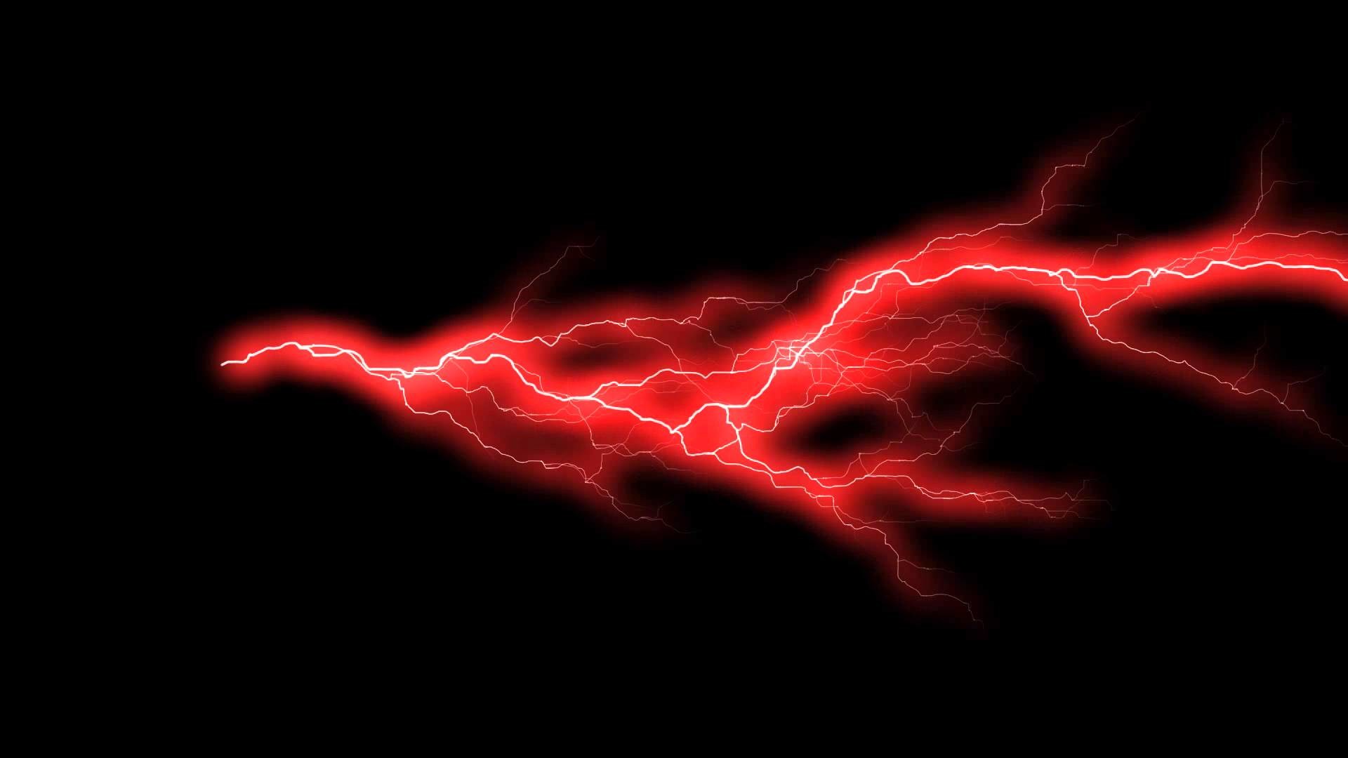 1920x1080 Force Lightning Red Animation 2 FREE FOOTAGE HD YouTube