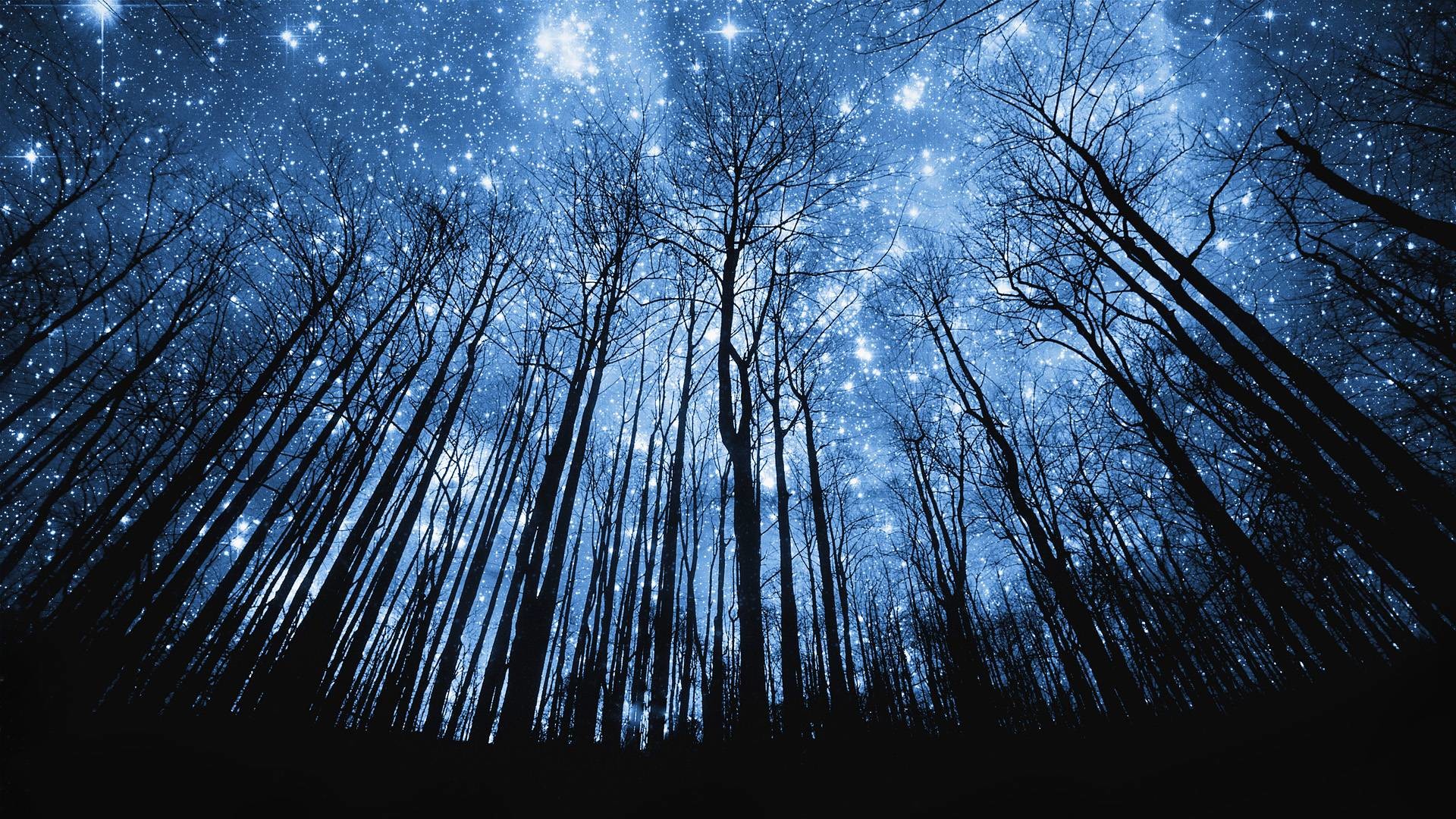 1920x1080 Starry Night Sky Wallpapers