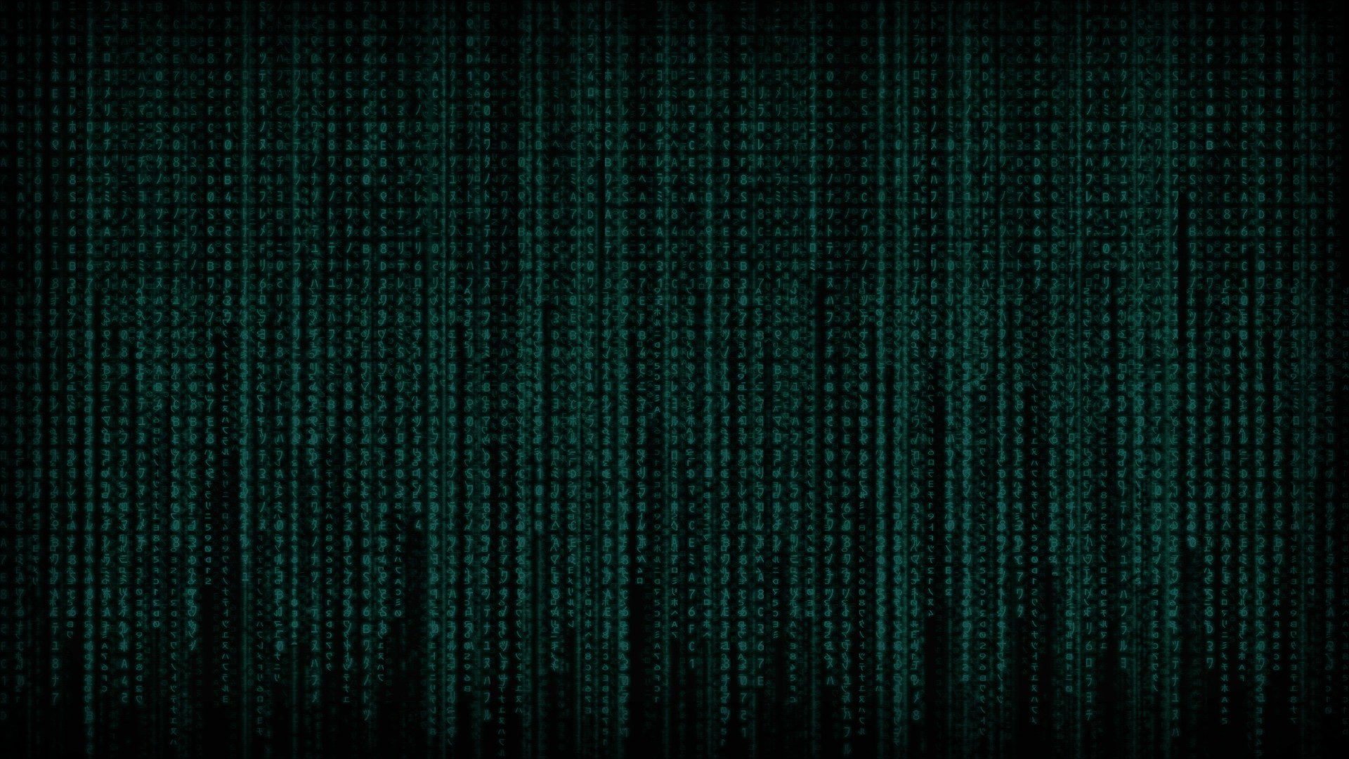 1920x1080  Green matrix code wallpaper