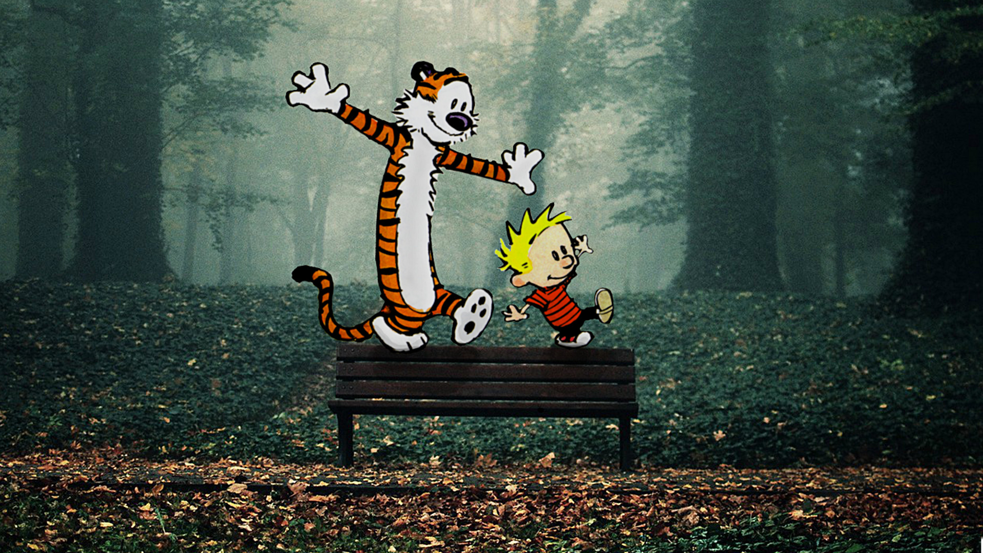 1920x1080 Calvin and Hobbes wallpaper by gwoovysmoothy on DeviantArt