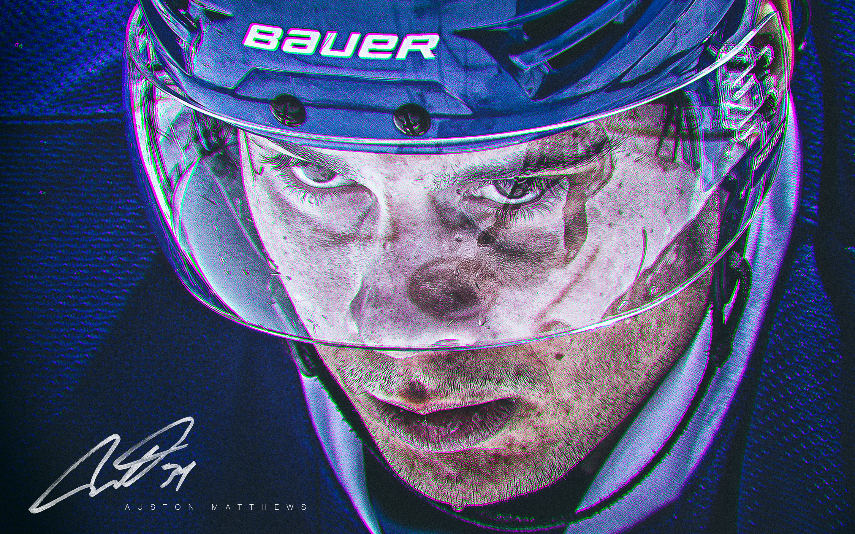 2880x1800 Toronto Maple Leafs Auston Matthews Wallpaper HD by