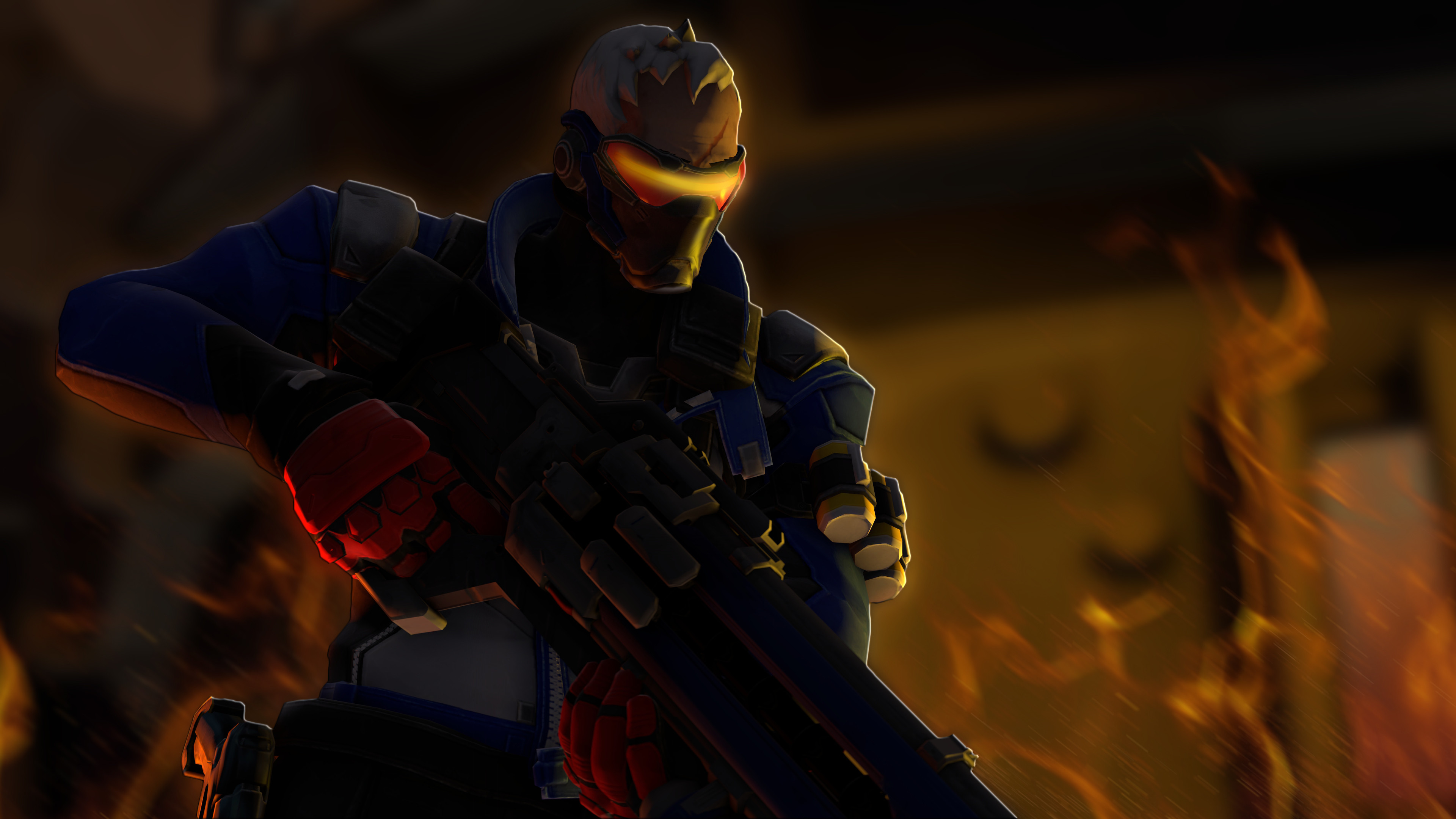 3840x2160 75 Soldier: 76 (Overwatch) HD Wallpapers | Backgrounds - Wallpaper Abyss